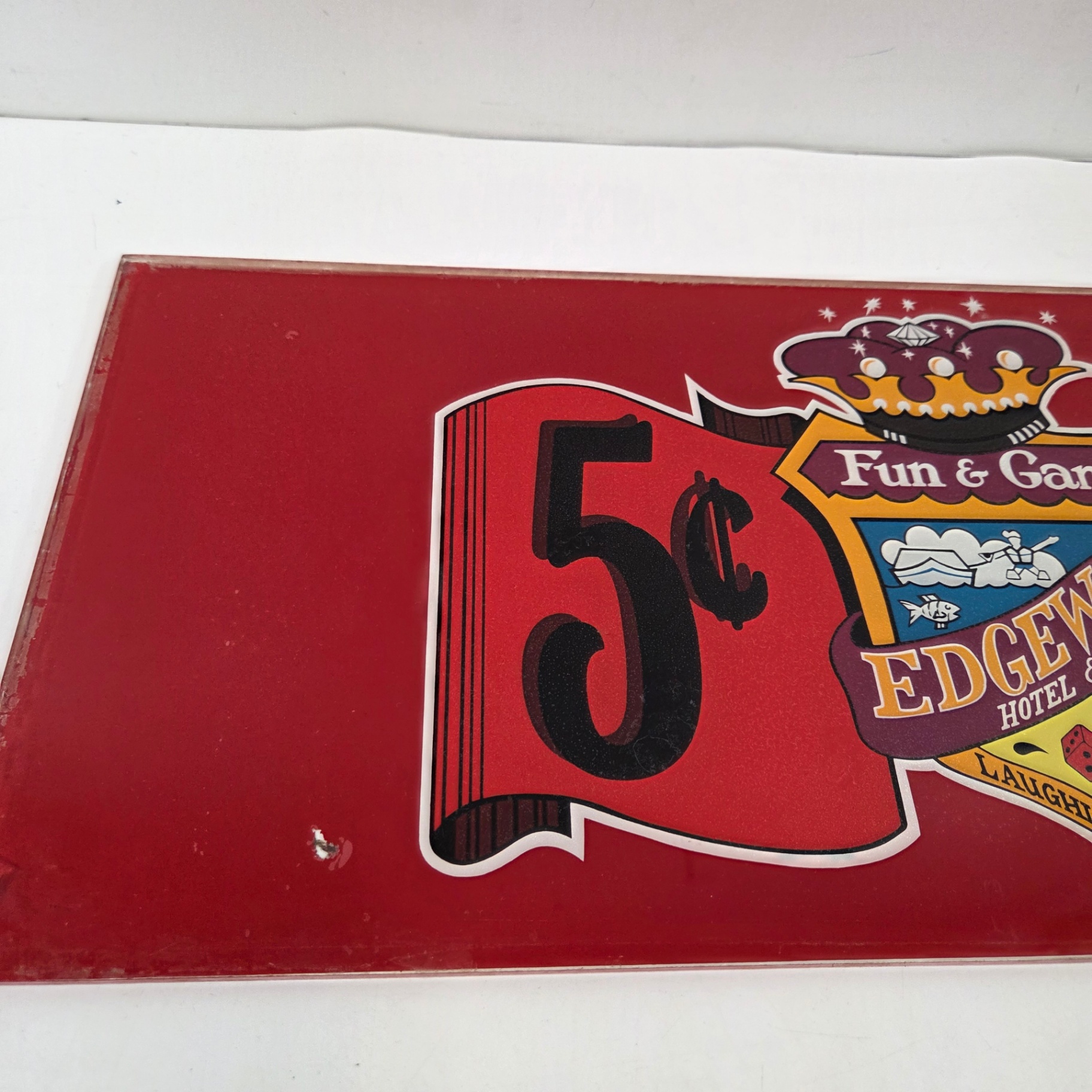 Glass Casino Sign - image 2 of 2