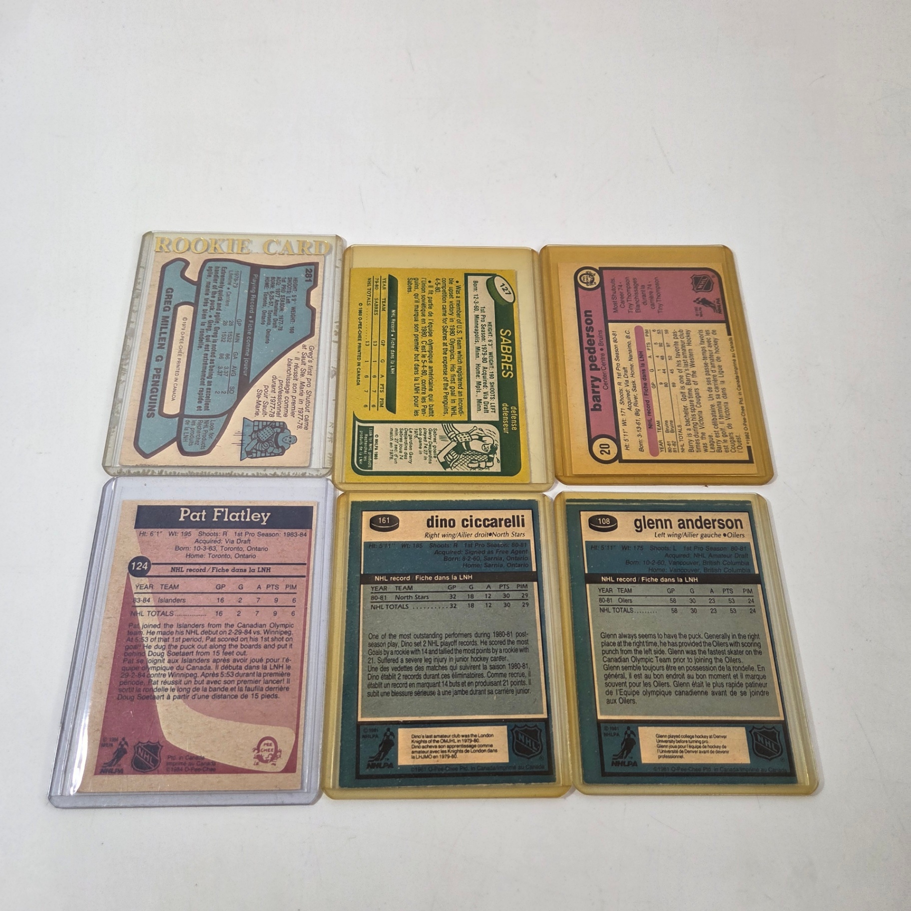 6 Vintage Hockey Cards - image 2 of 3