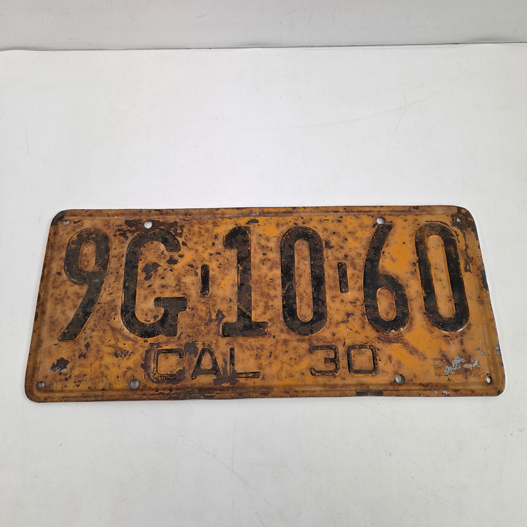 1930 California License Plate - image 1 of 2