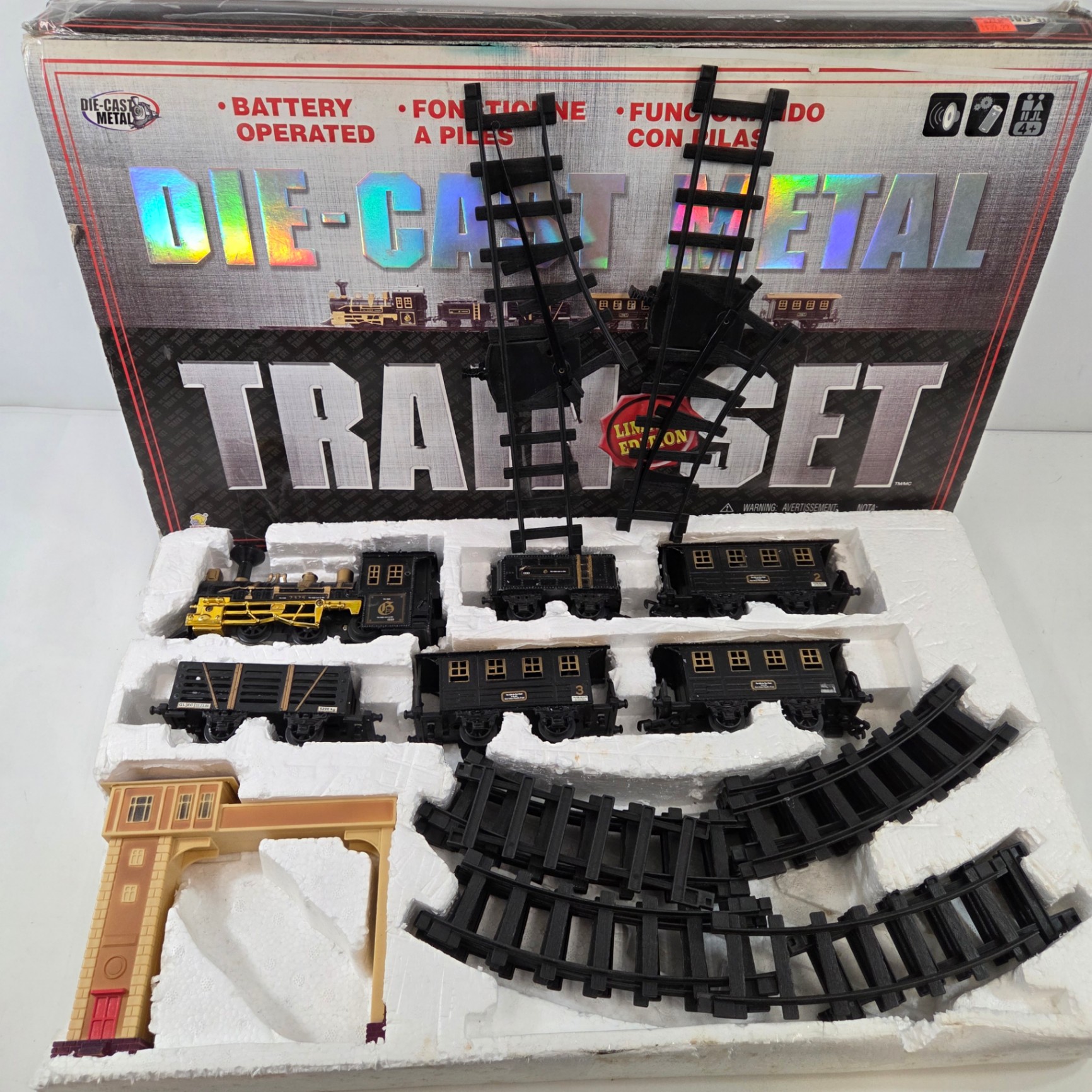 Diecast Metal Train Set - image 2 of 5