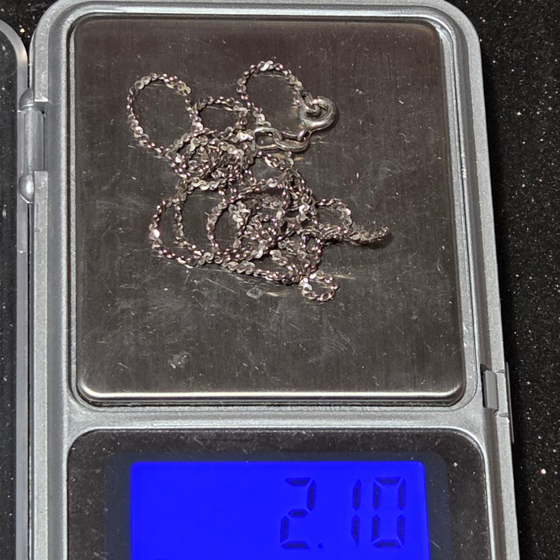 Sterling Silver Twist Chain 2.1 Grams - image 6 of 6