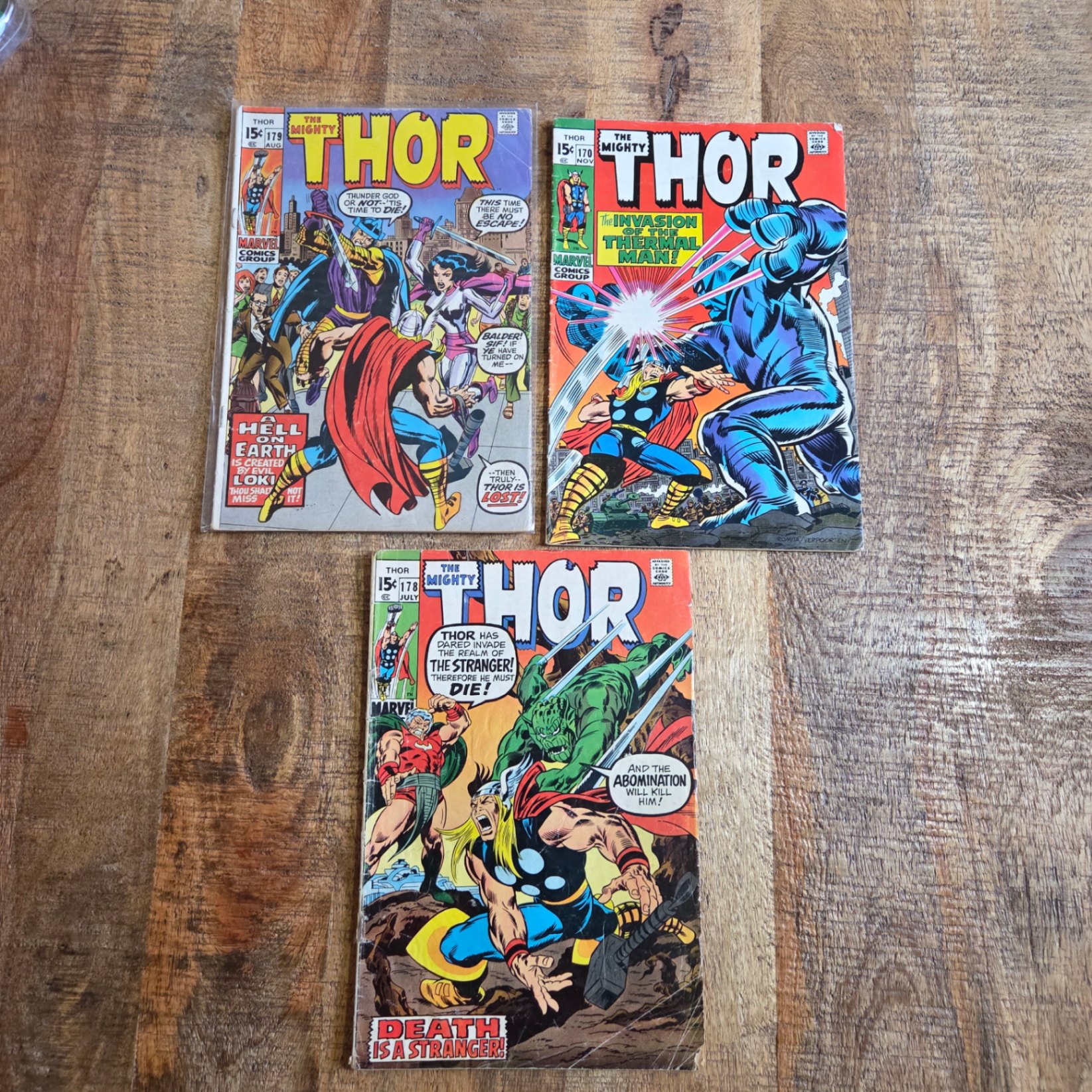 Mighty Thor #170 178 179 - image 1 of 3
