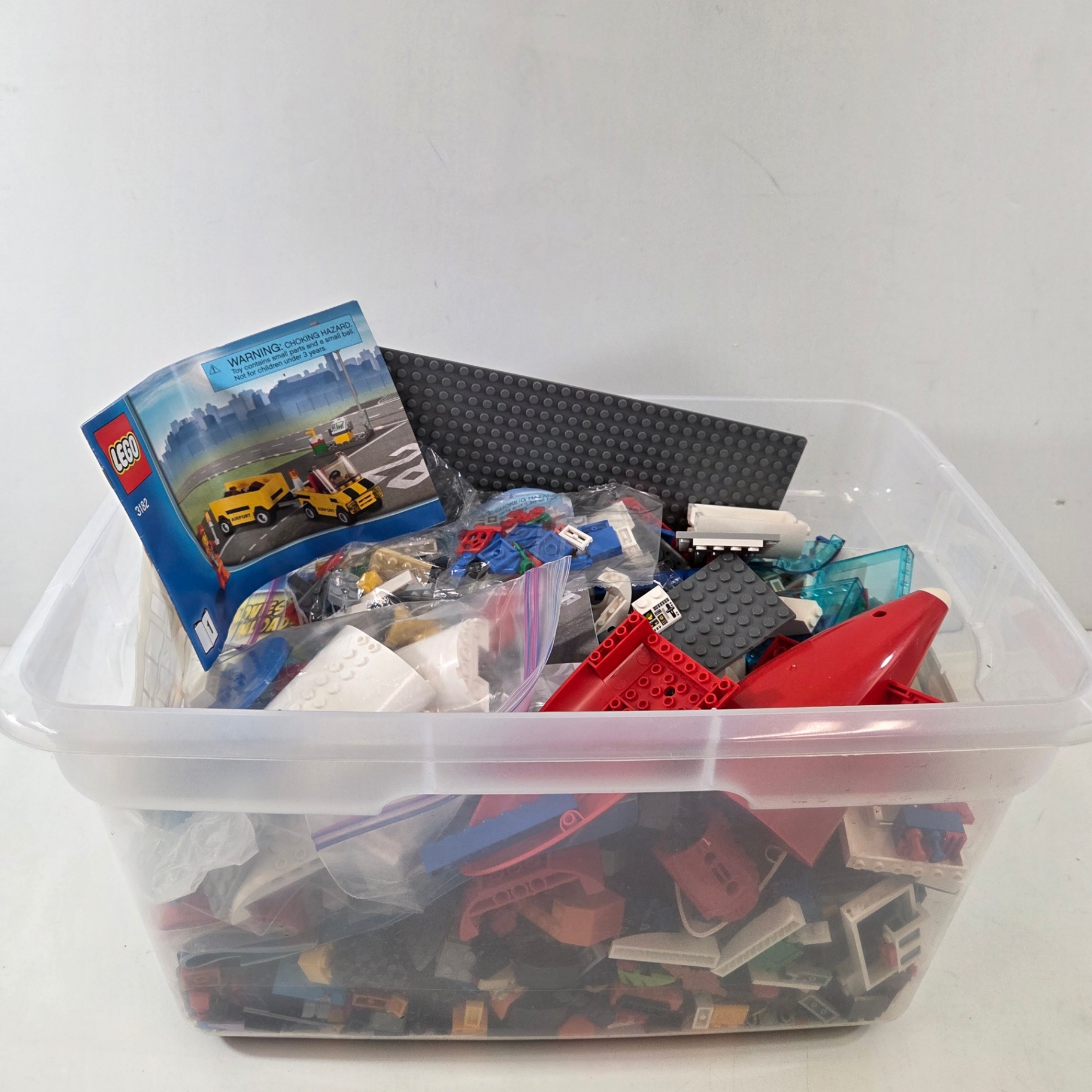 Bin of assorted LEGO - image 1 of 4
