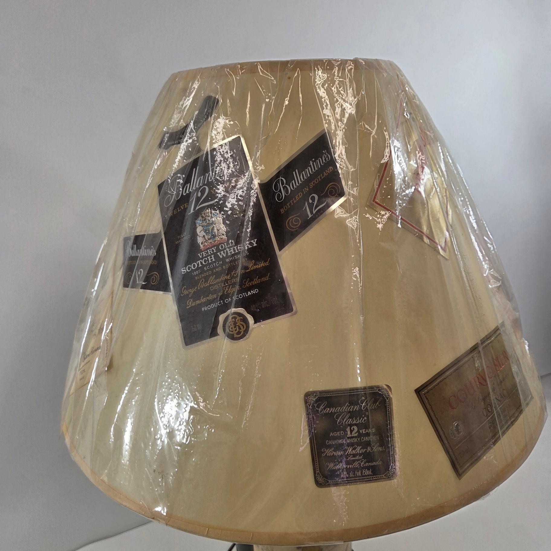 Lamp made from Canadian Club Whisky Jar - image 2 of 3