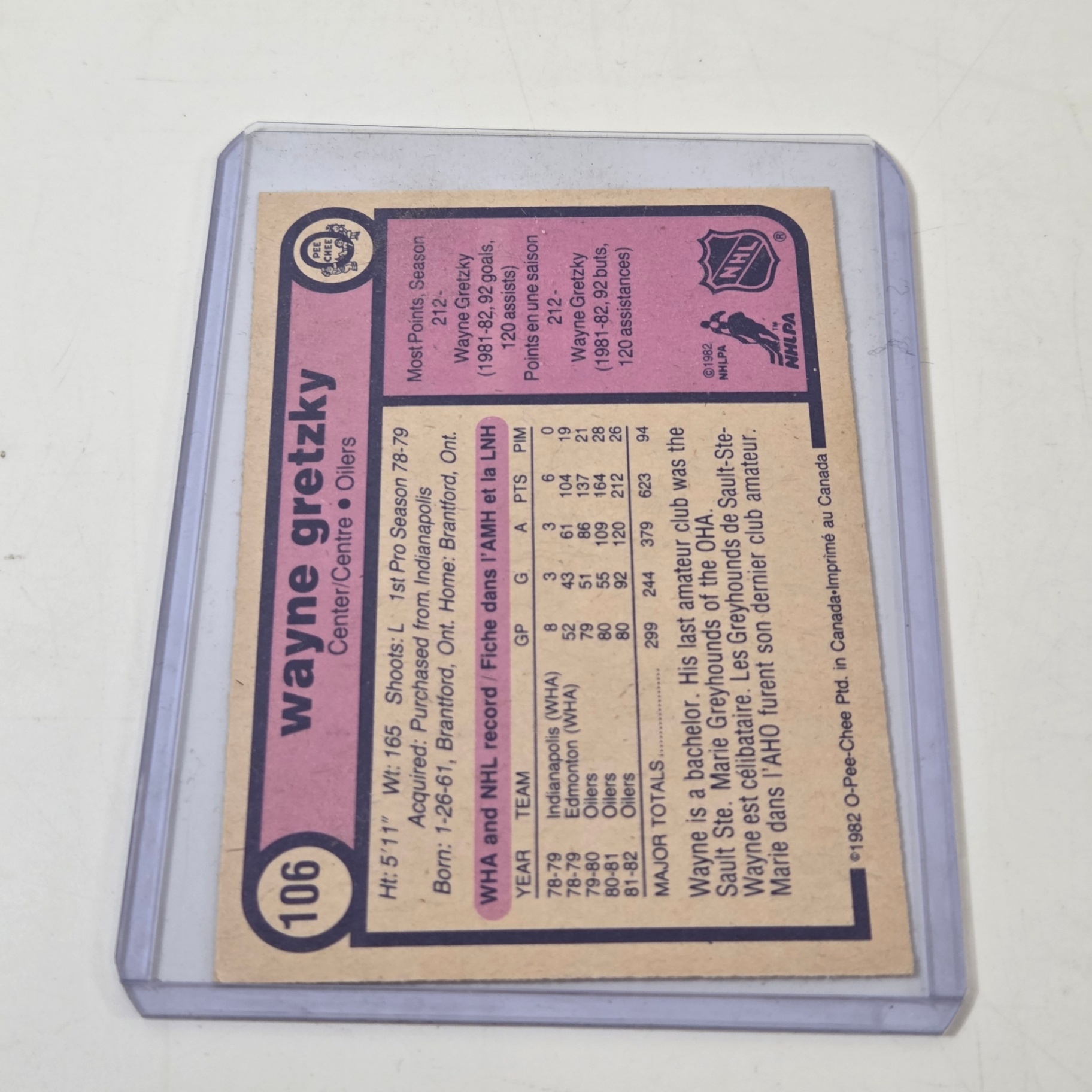 Wayne Gretzky Card - image 2 of 2