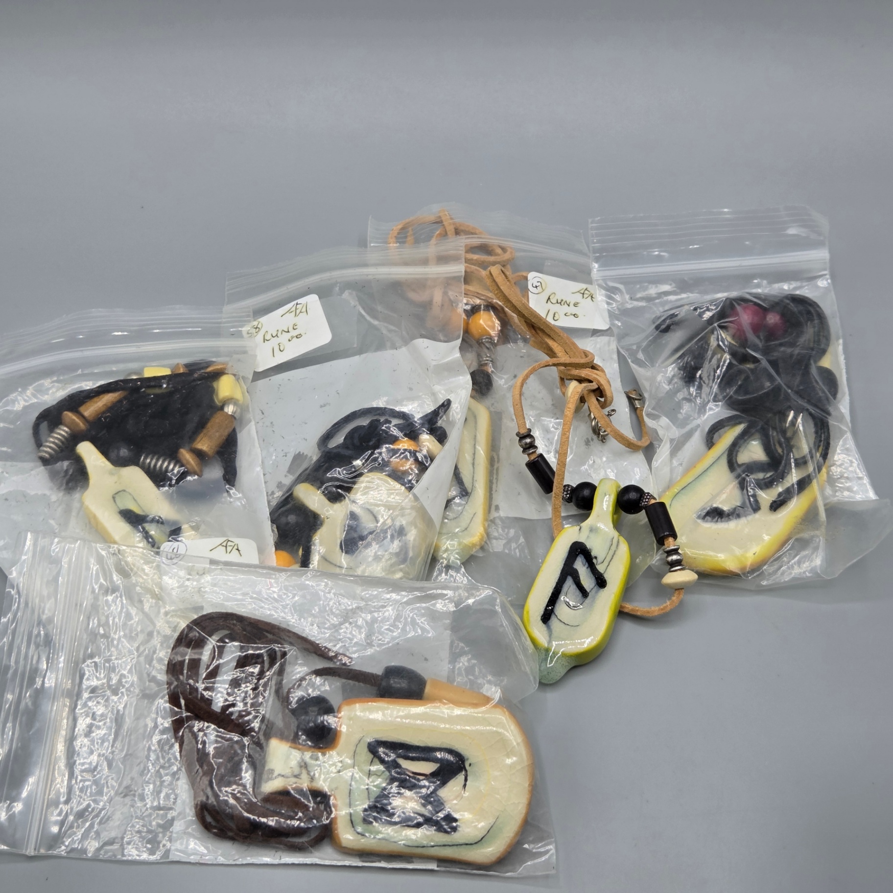 6 Rune Necklaces - image 1 of 3