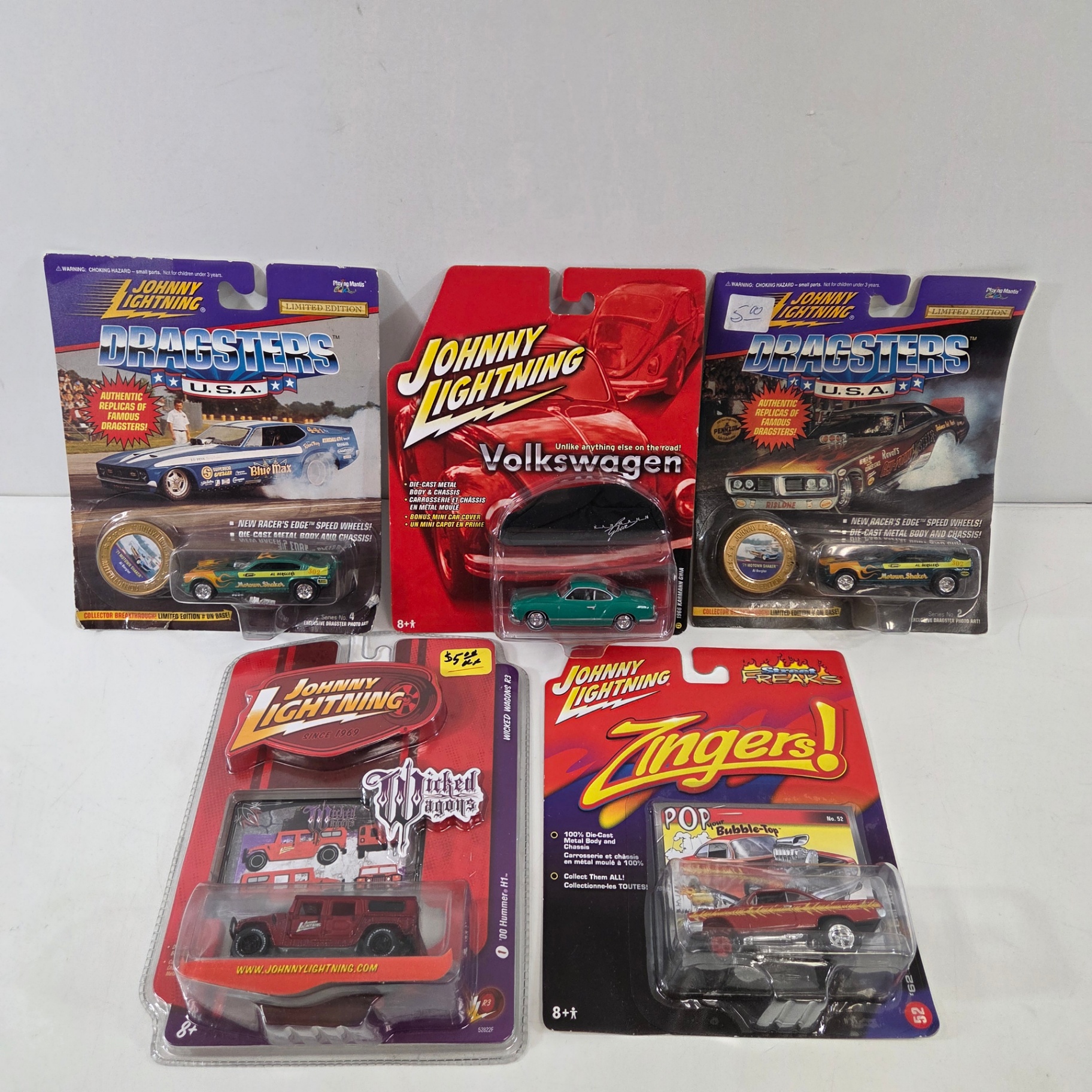 Johnny Lightning Diecast Cars x 5 - image 1 of 3