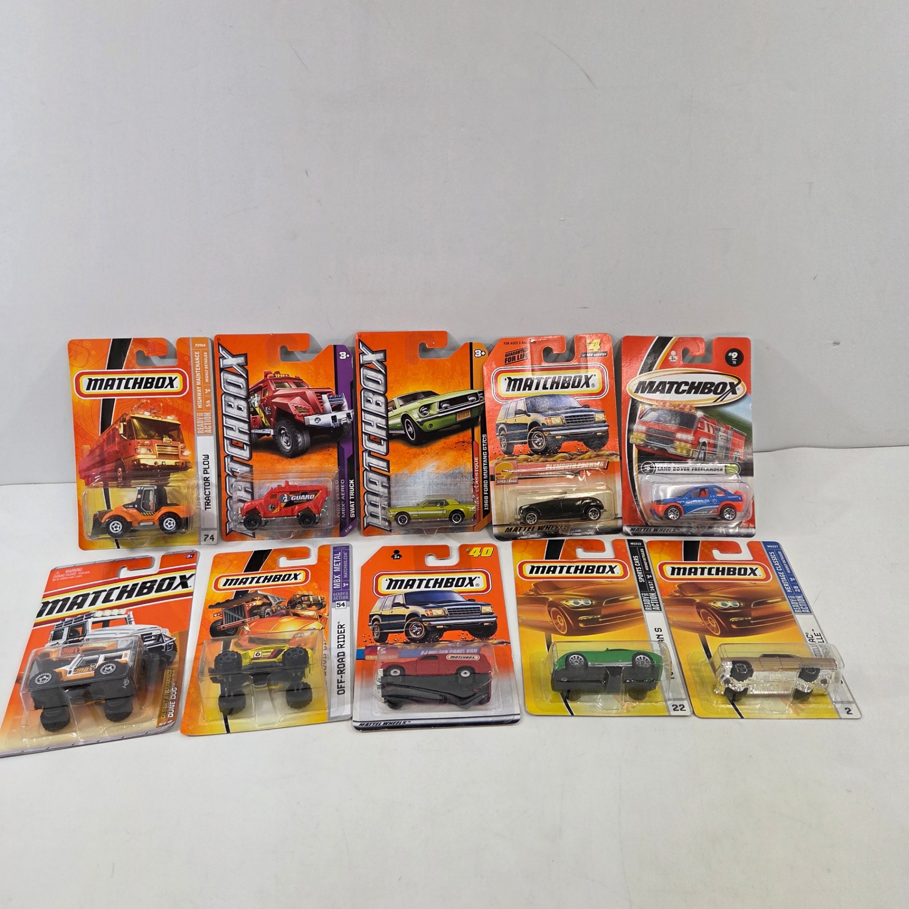 10 Matchbox Diecast Cars - image 1 of 3