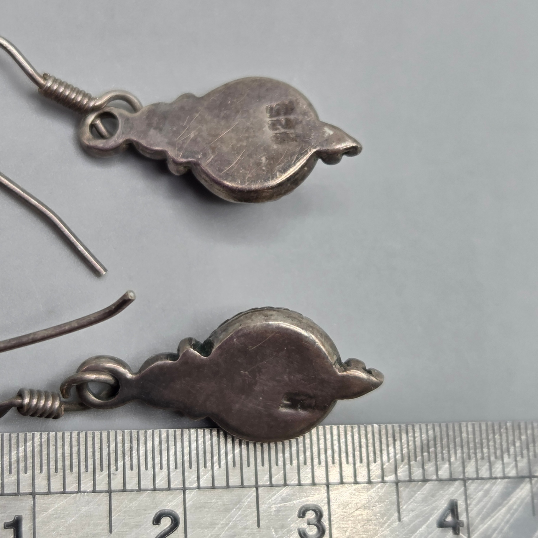 Sterling Silver Pearl Earrings 4.5 Grams - image 4 of 5