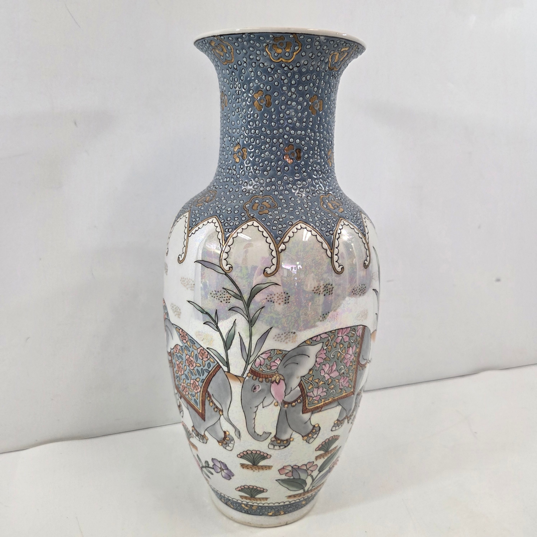 Asian Lustreware Vase - image 1 of 5