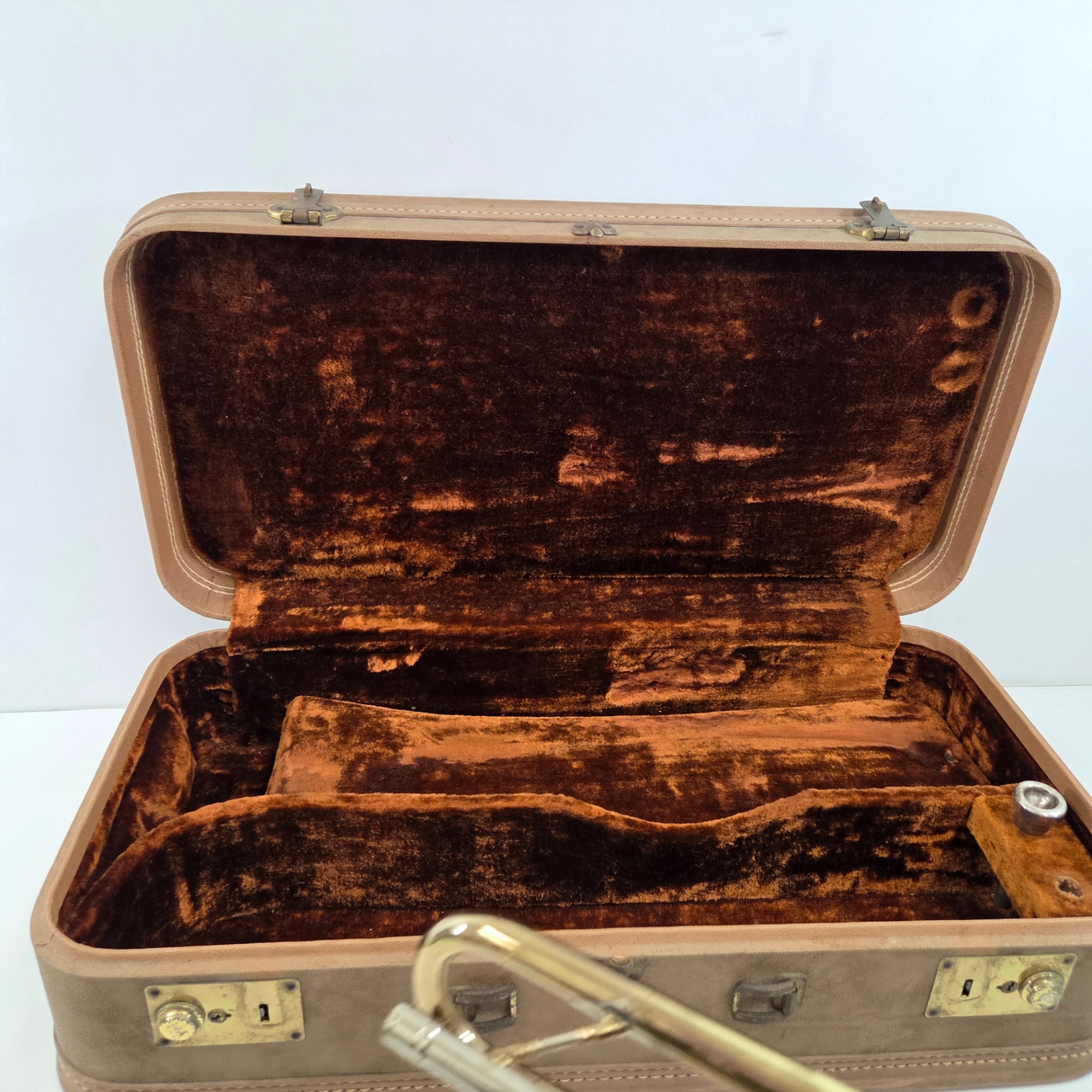 Antique Chris Kratt Trumpet - image 6 of 6