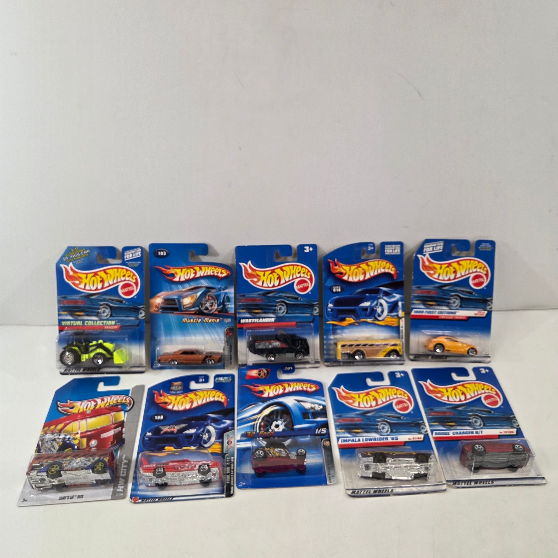 10 Hot Wheels Diecast Cars - image 1 of 3