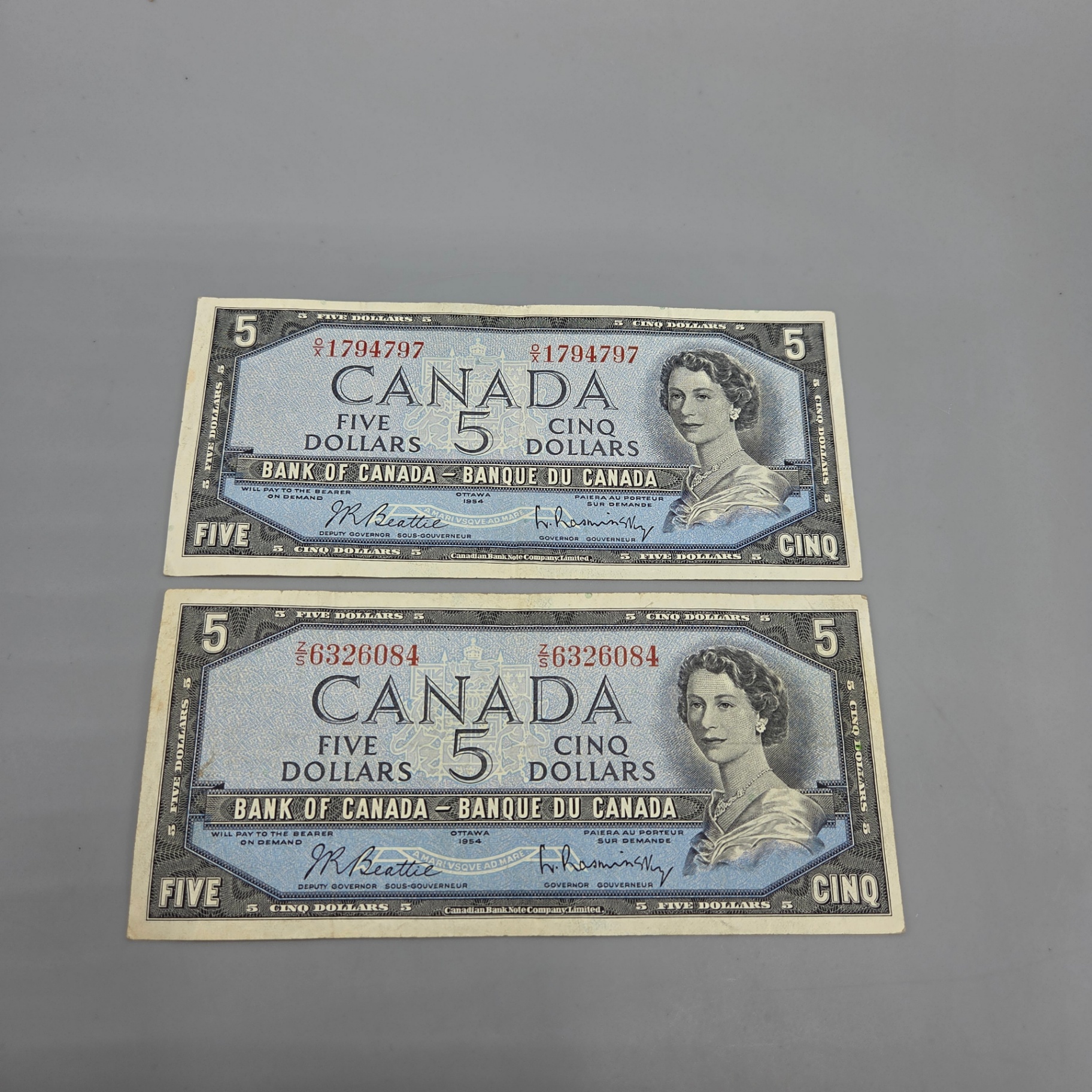 Old Canada $5 Bills - image 1 of 2