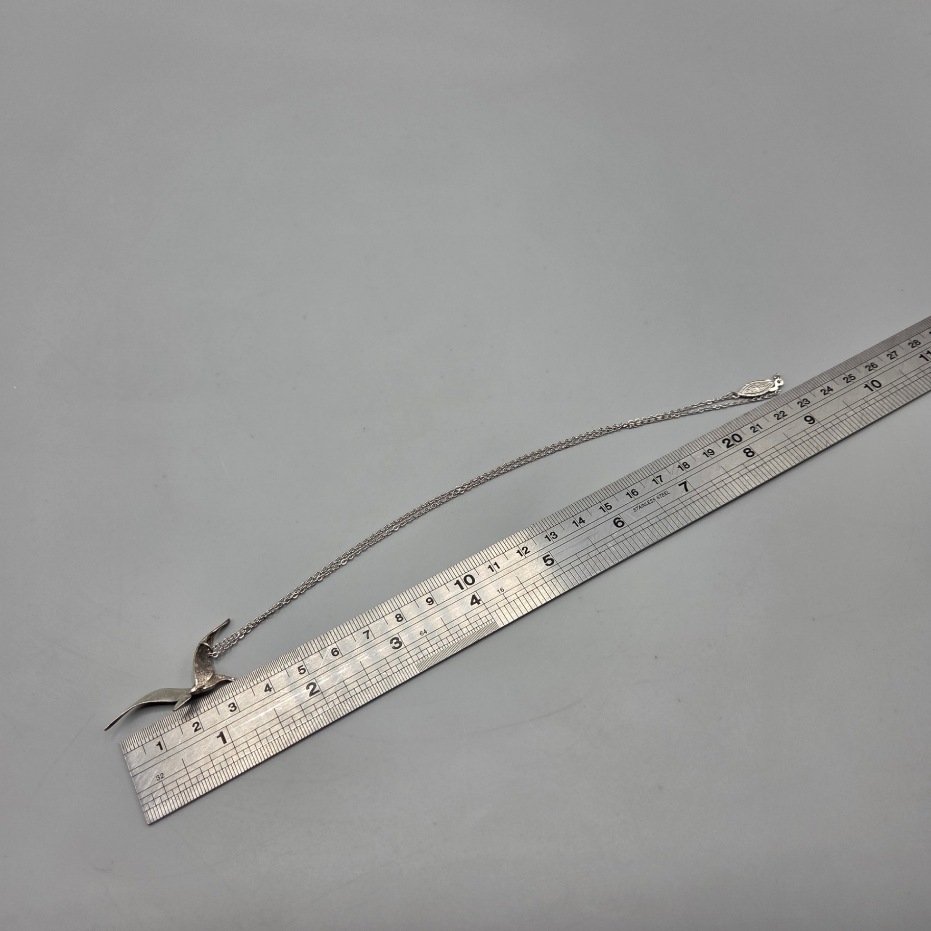 Sterling Silver Seagull Necklace 3.3 Grams - image 6 of 6