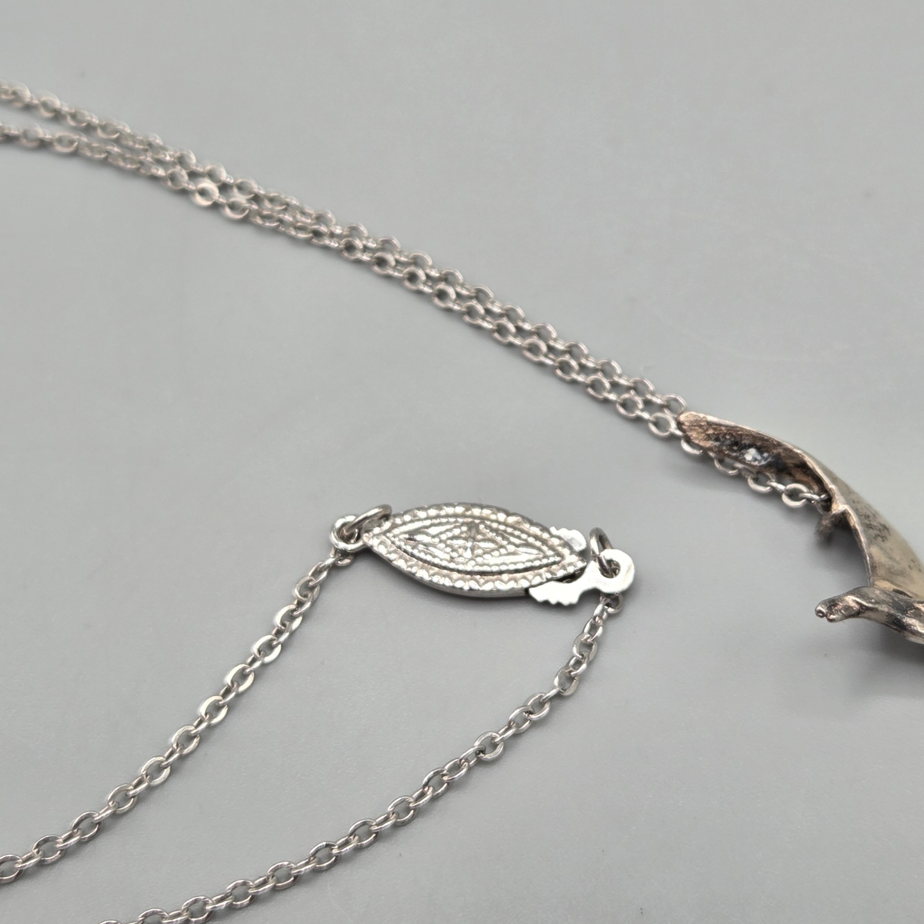 Sterling Silver Seagull Necklace 3.3 Grams - image 3 of 6