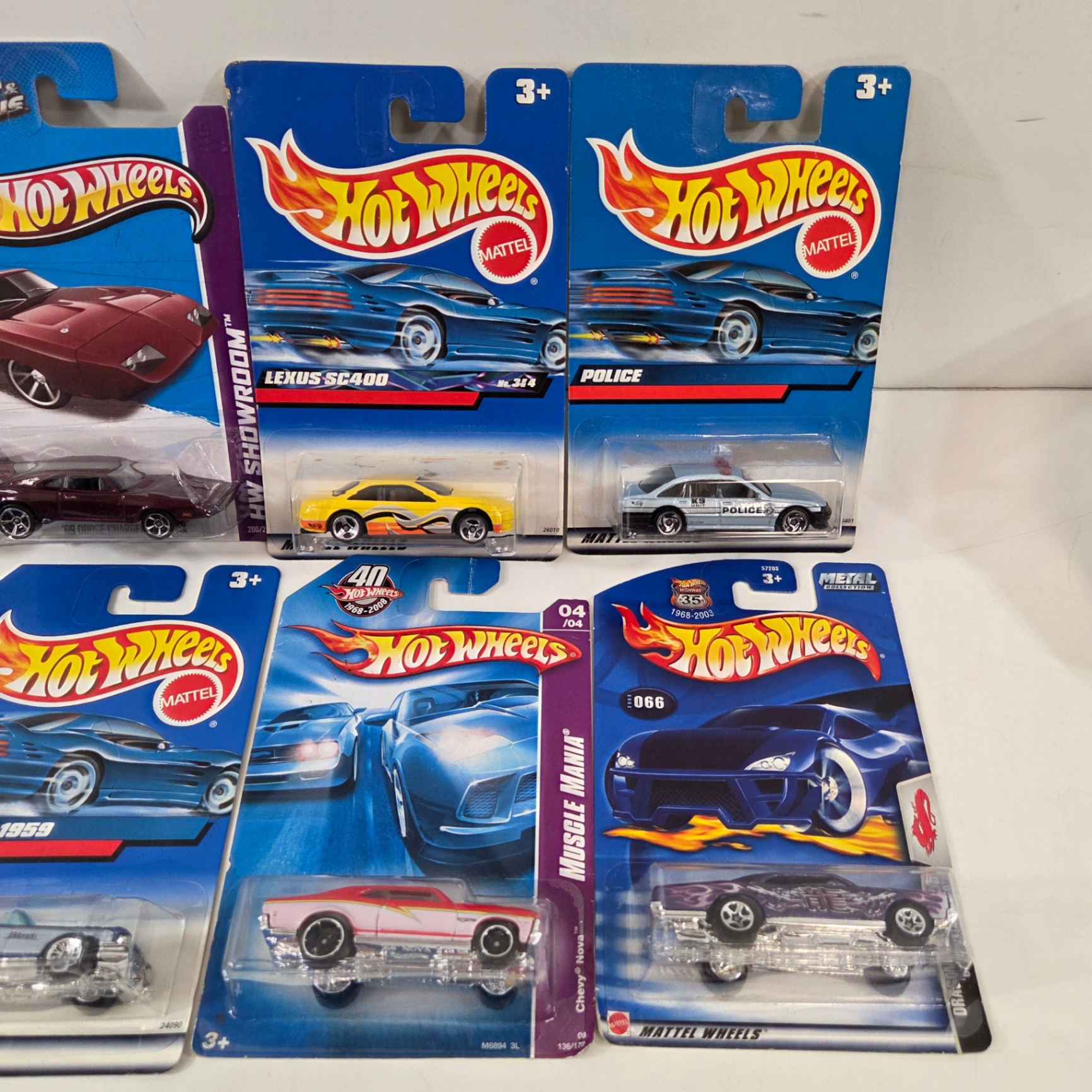 10 Hot Wheels Diecast Cars - image 3 of 3