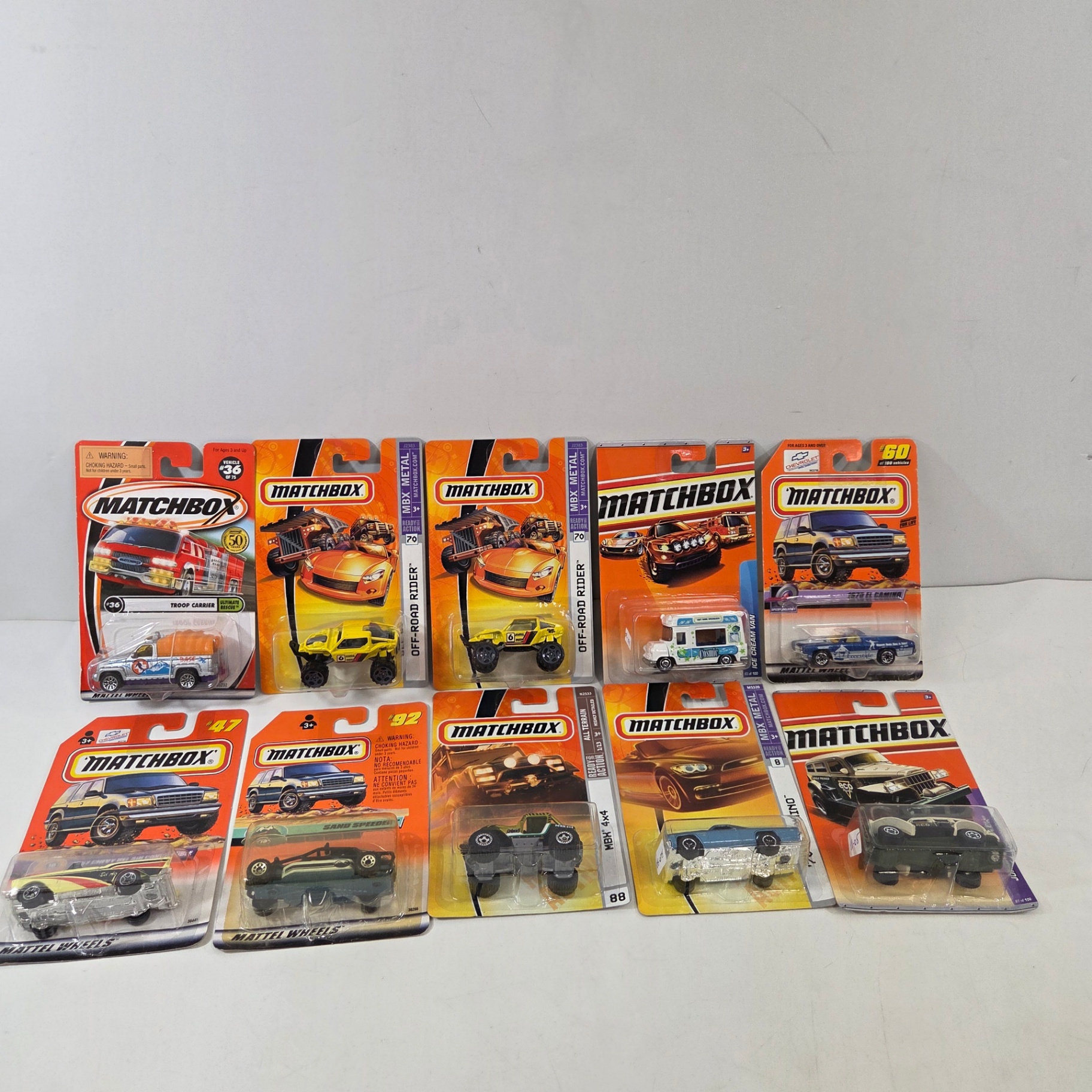 10 Matchbox Diecast Cars - image 1 of 3
