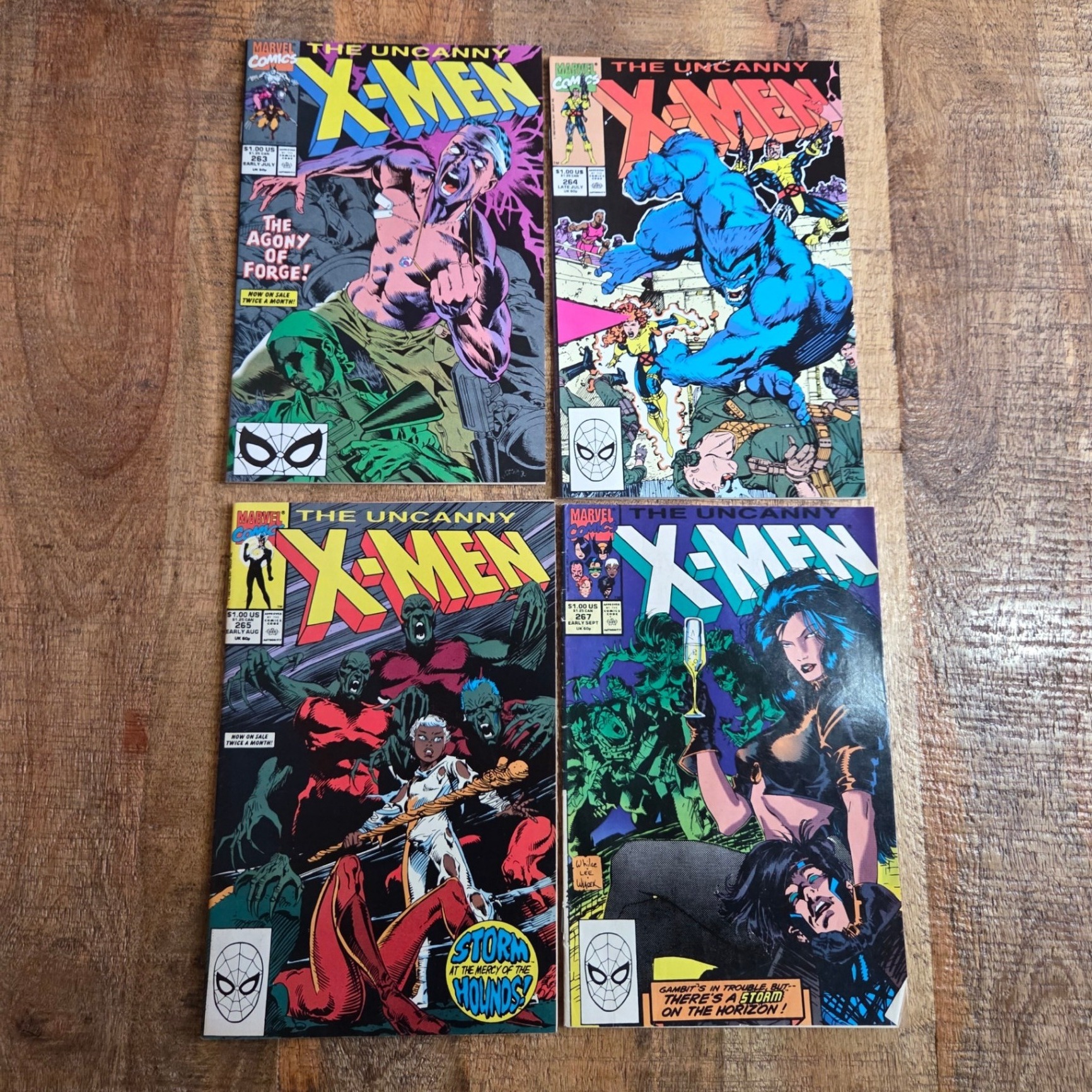 Uncanny X-Men #263 264 265 267 - image 1 of 4