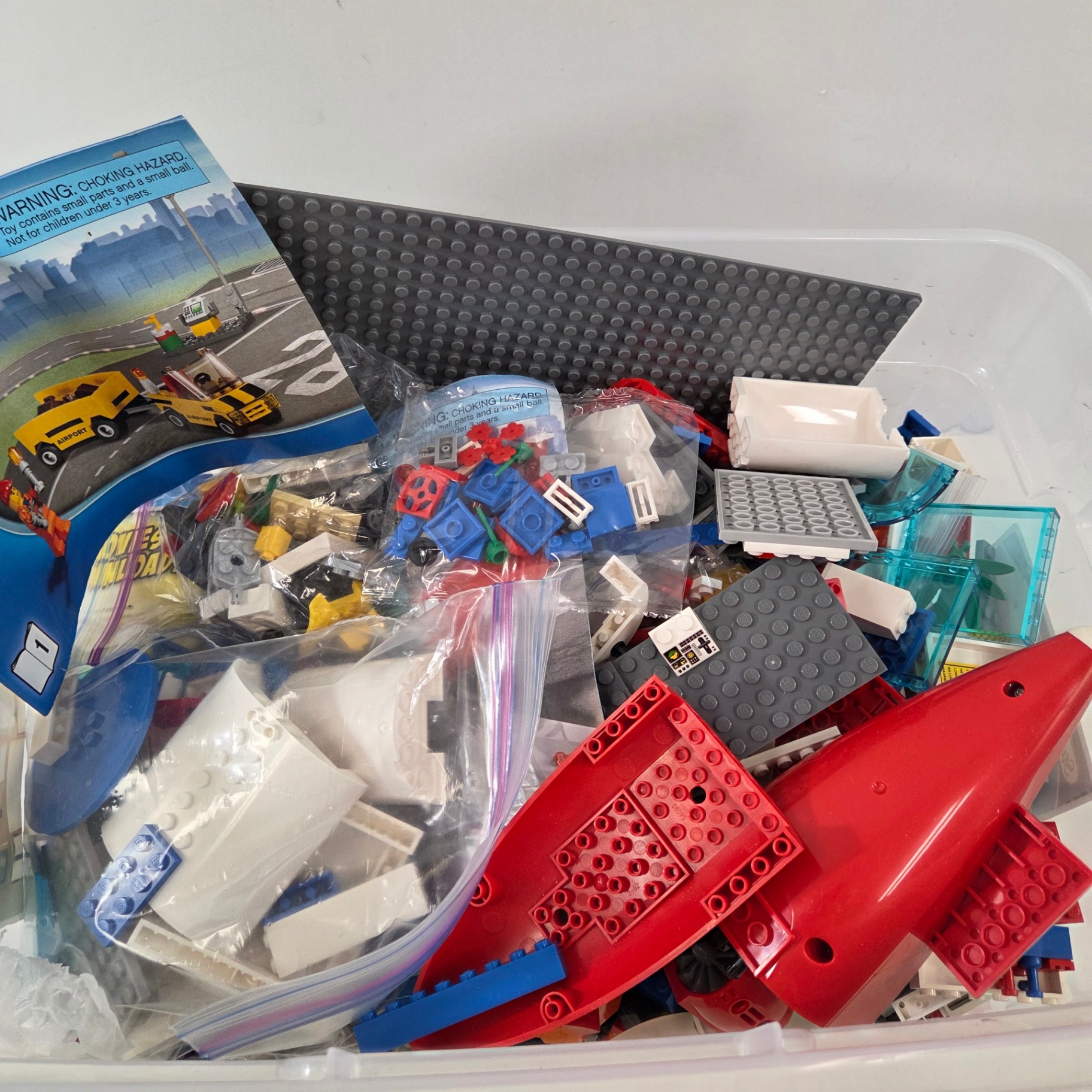Bin of assorted LEGO - image 3 of 4