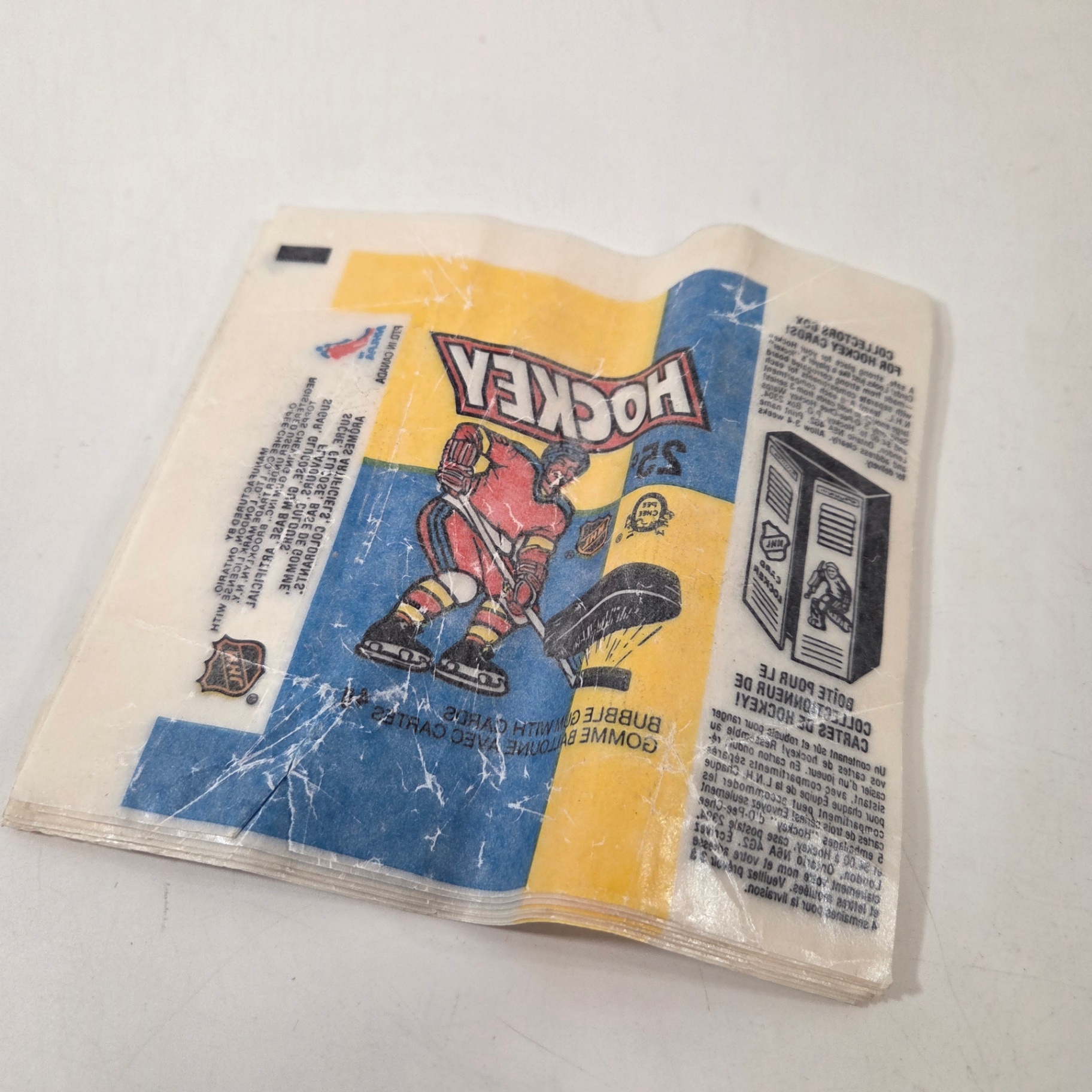 Hockey Card Wax Pack Wrappers - image 2 of 3