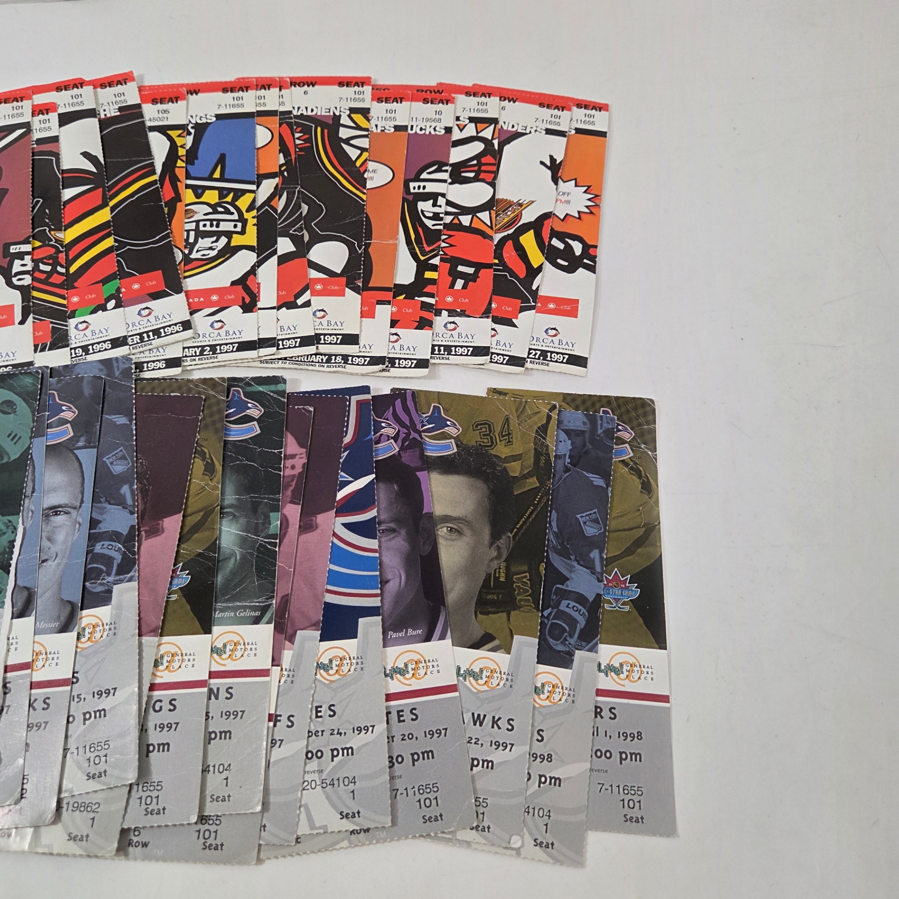 1996-1998 Canucks Hockey Ticket Stubs - image 3 of 3