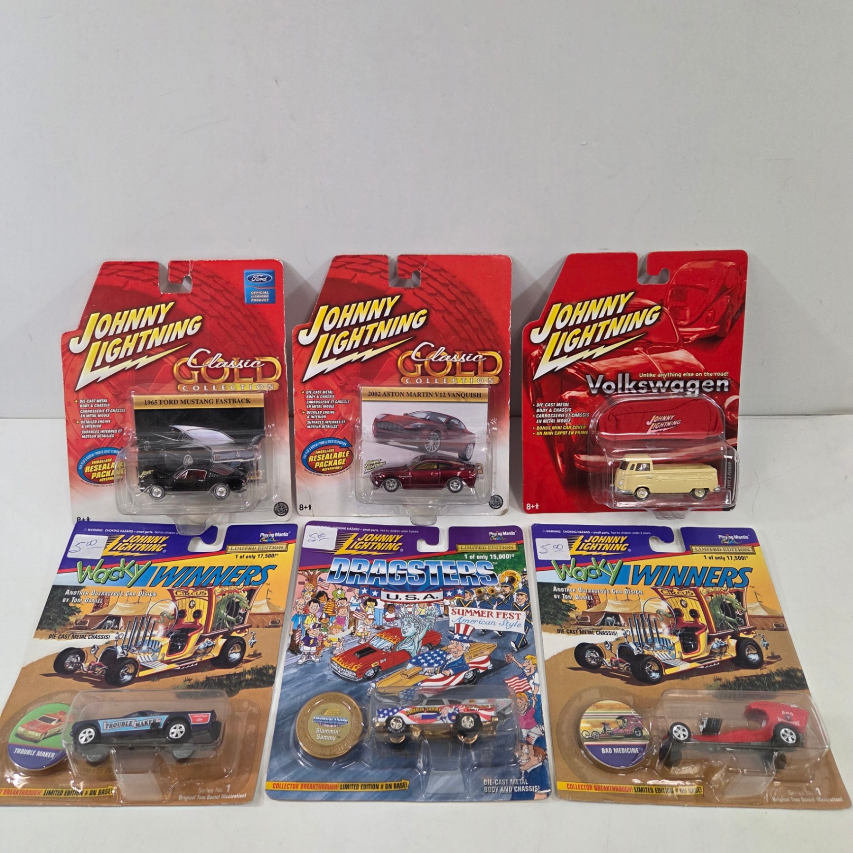 Johnny Lightning Diecast Cars x 6 - image 1 of 3