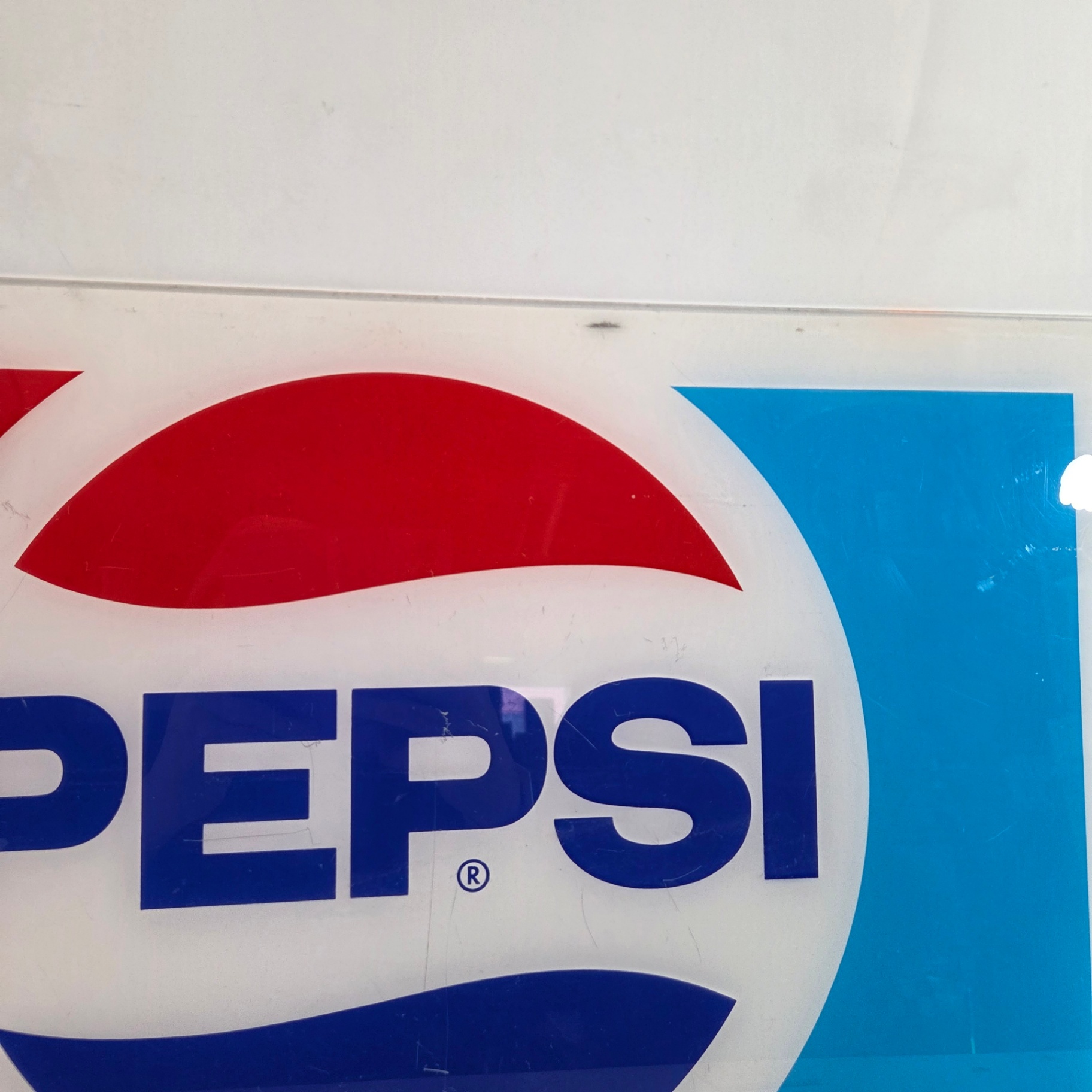 Plexiglass Pepsi Sign - image 2 of 2