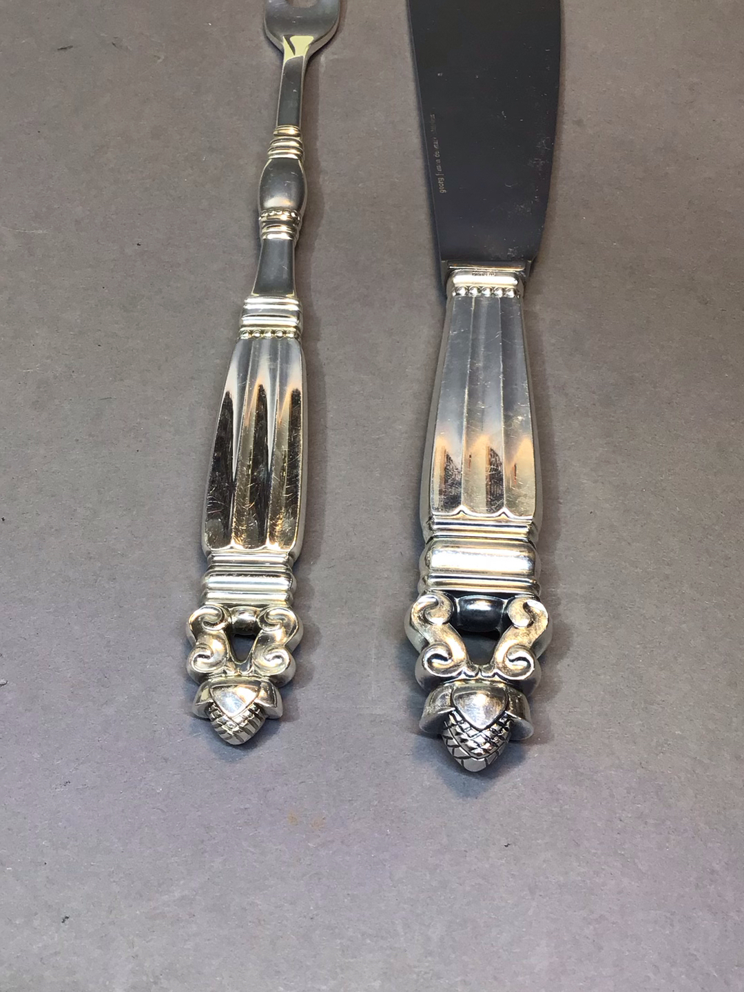 Georg Jensen Acorn Hostess Flatware - image 3 of 10
