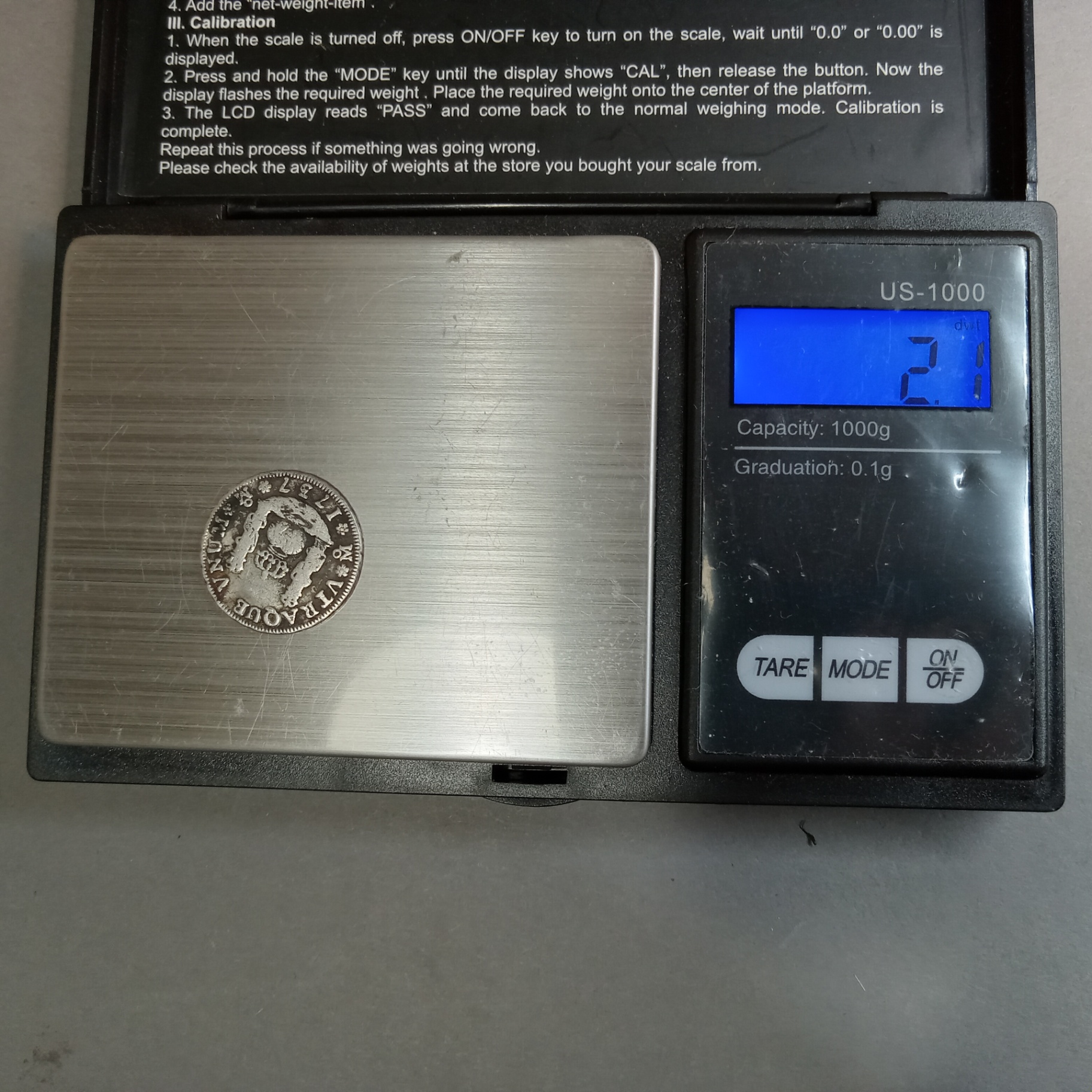 1737 Spanish Silver 1 Real Coin - image 4 of 4