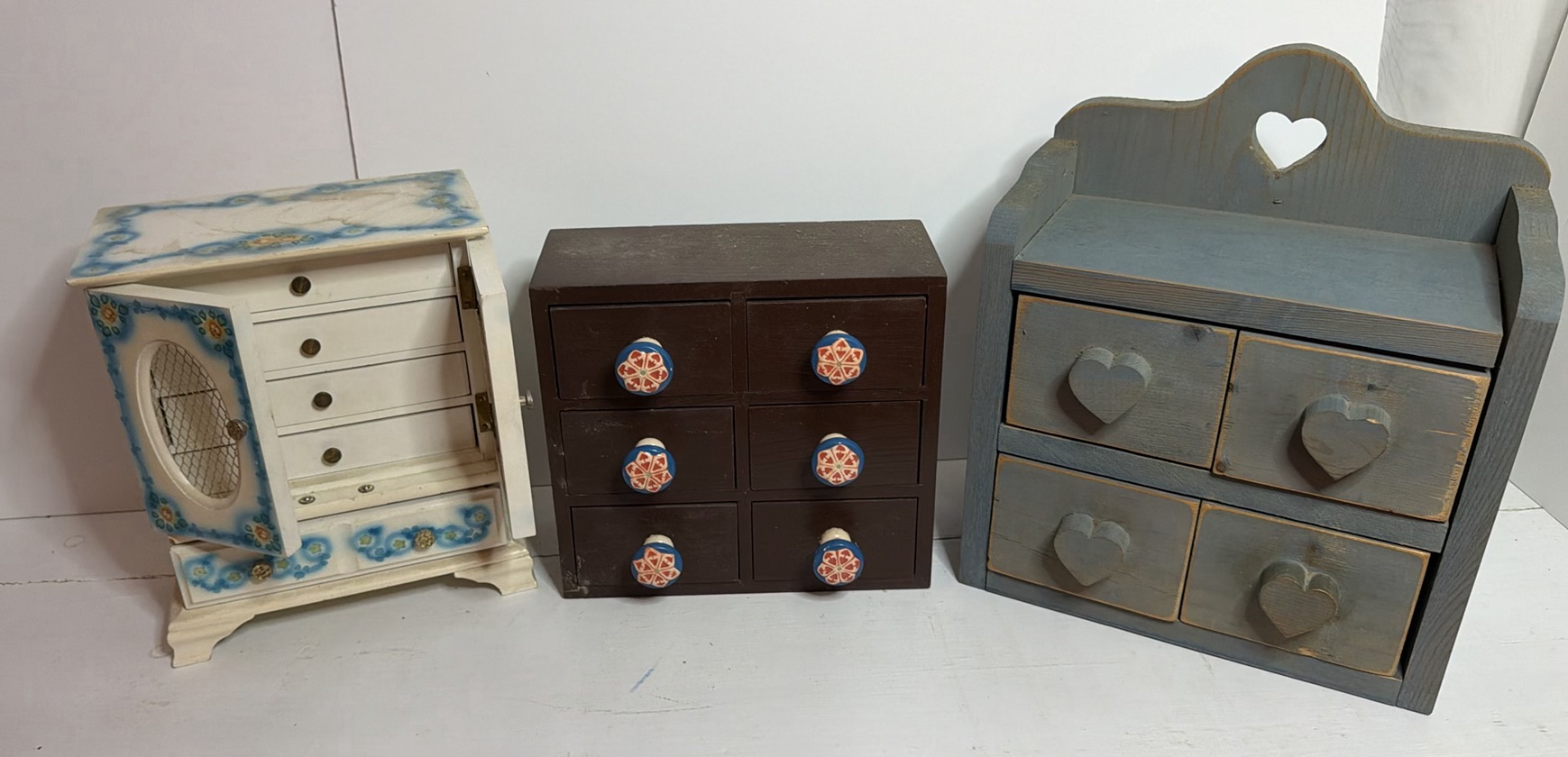Three Jewelry Small Storage Boxes - image 1 of 1