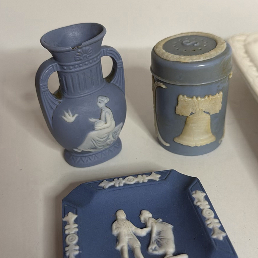 Random Lot of Collectibles including Jasperware, Vintage Egg Tray - image 5 of 5