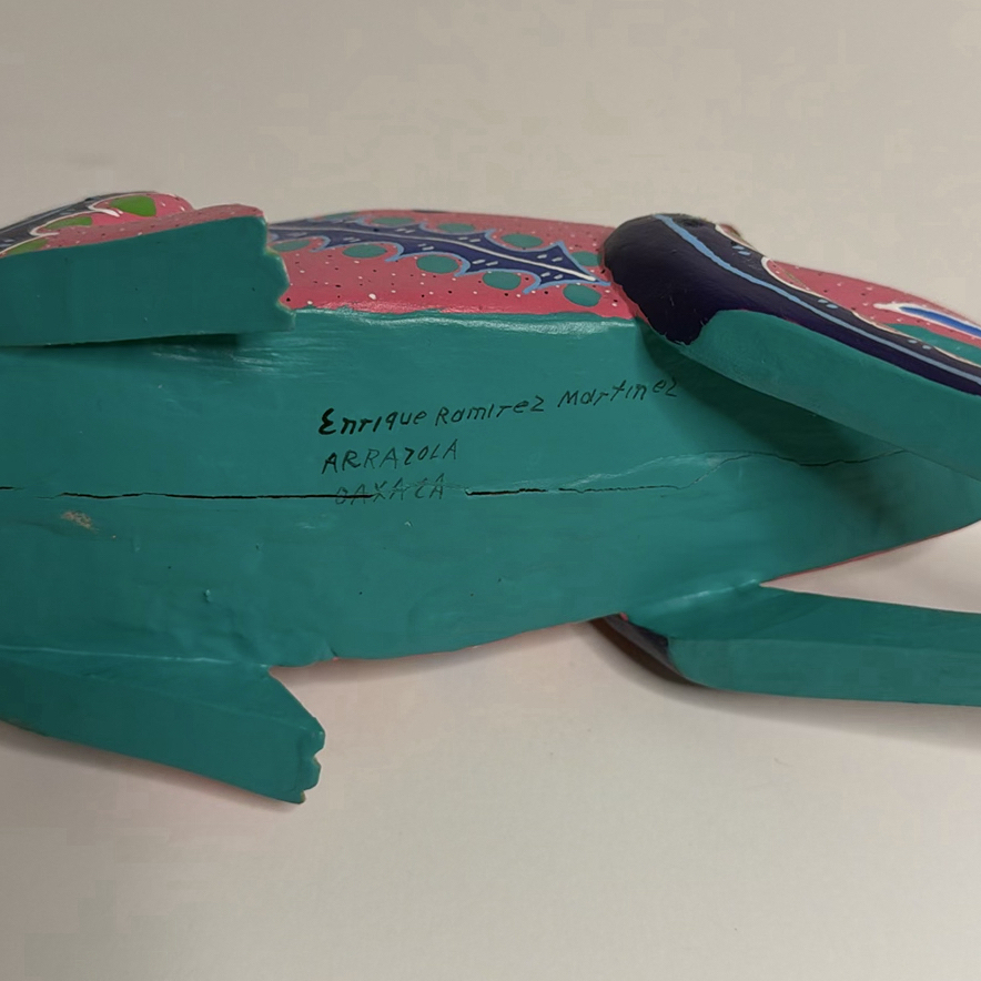 Alebrije-Style Oaxaca Mexican Folk Art Frog - image 4 of 4