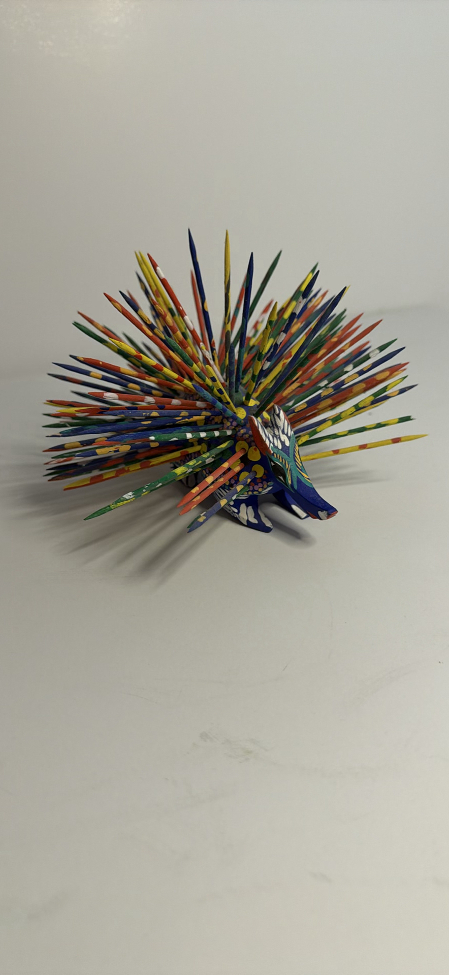Mexican Handmade Porcupine Alebrije Oaxaca Mexico - image 1 of 3