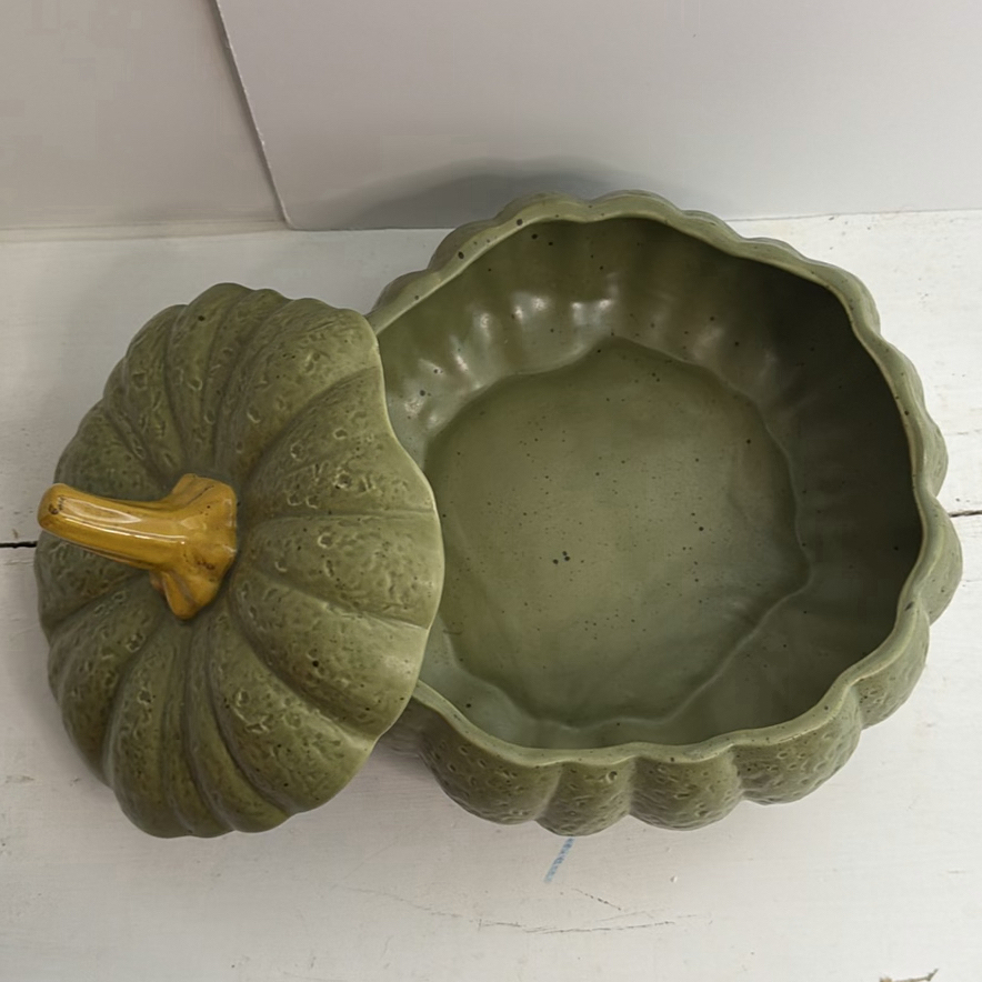 Green Harvest Pumpkin Tureen - Williams Sonoma - image 2 of 3