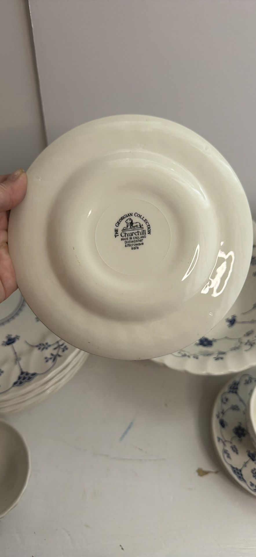 Churchill Georgian Collection Lot Blue and White - image 3 of 4