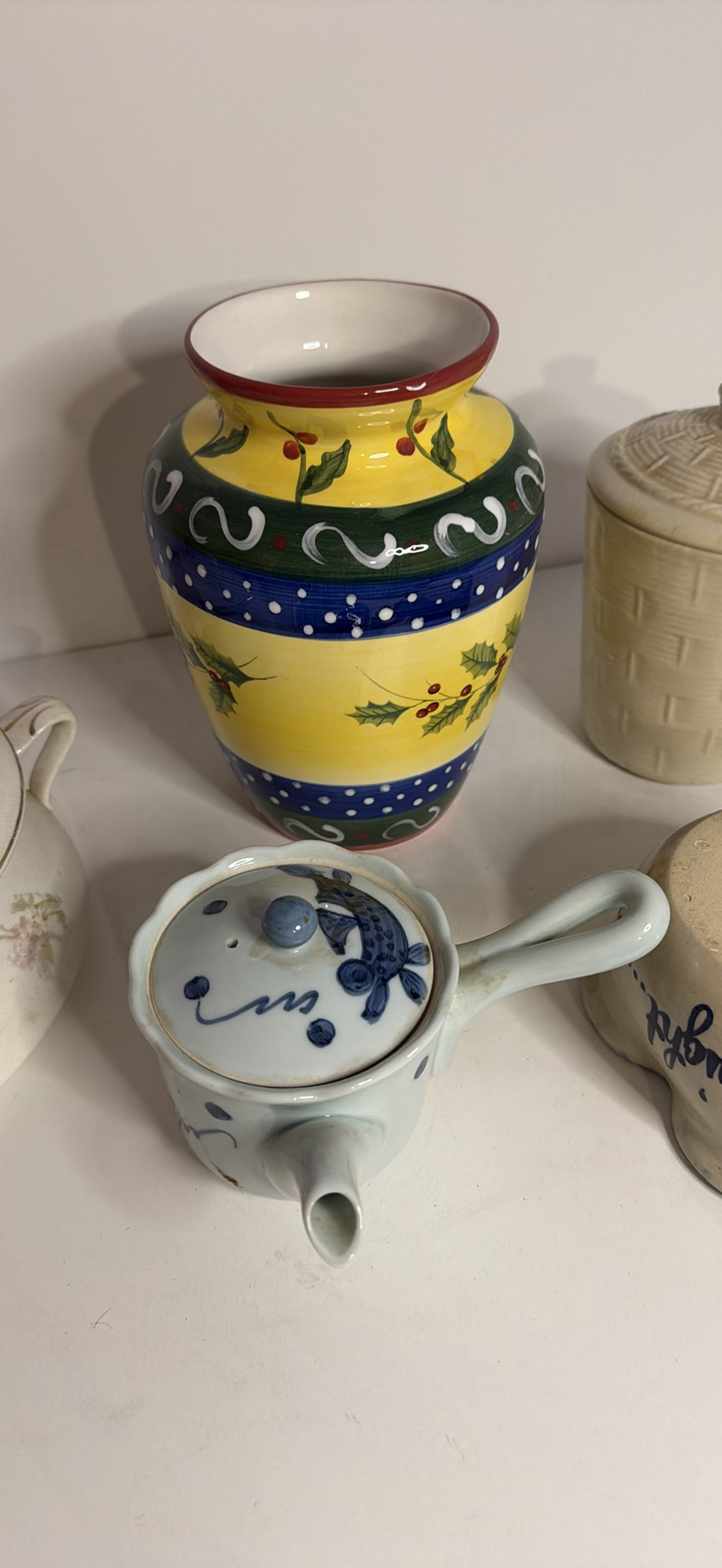 Assorted Ceramic Kitchenware and Decorative Pottery - image 4 of 8