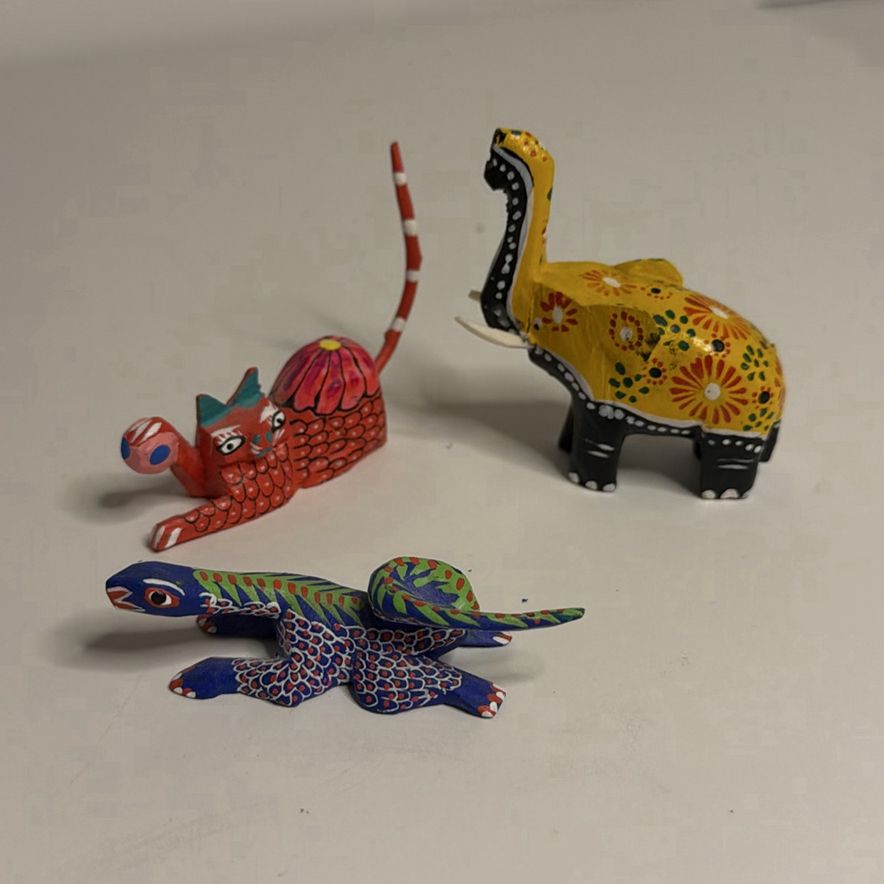 Lot of Small Oaxaca Mexican Folk Art Figurines - image 1 of 3