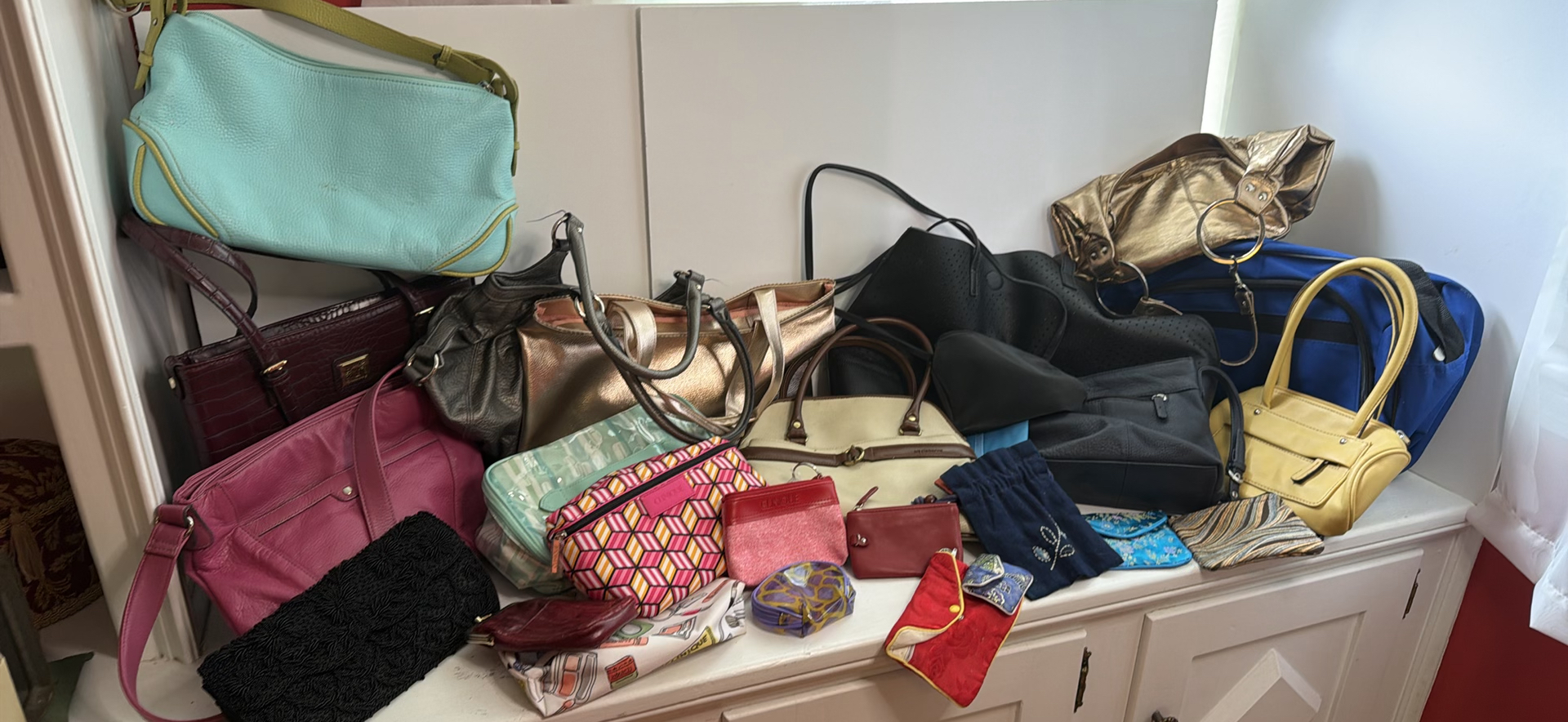 Huge Lot Purses and Wallets - image 1 of 5