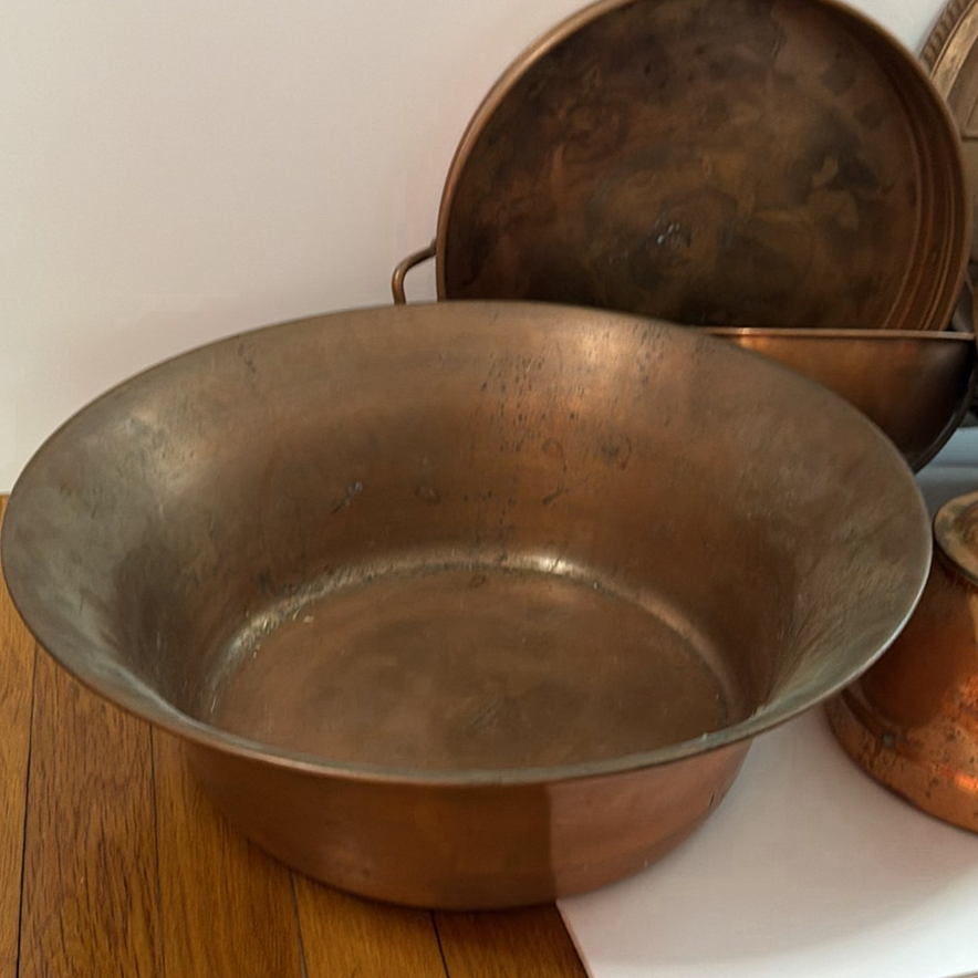 Collection of Vintage Copper/Copper Lined items - Large Lot - image 3 of 6