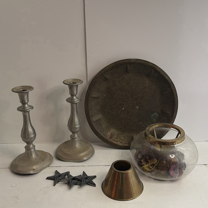 Random Lot of Metal Decor - image 1 of 5