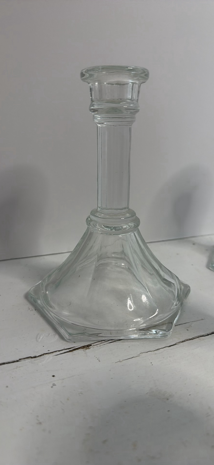 Vintage Glass Candlestick Holder Lot  - image 3 of 4