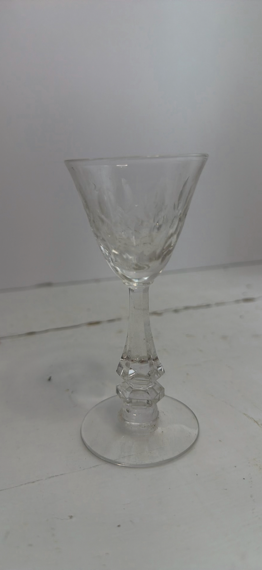 Vintage Clear Glass Stemware - image 2 of 6