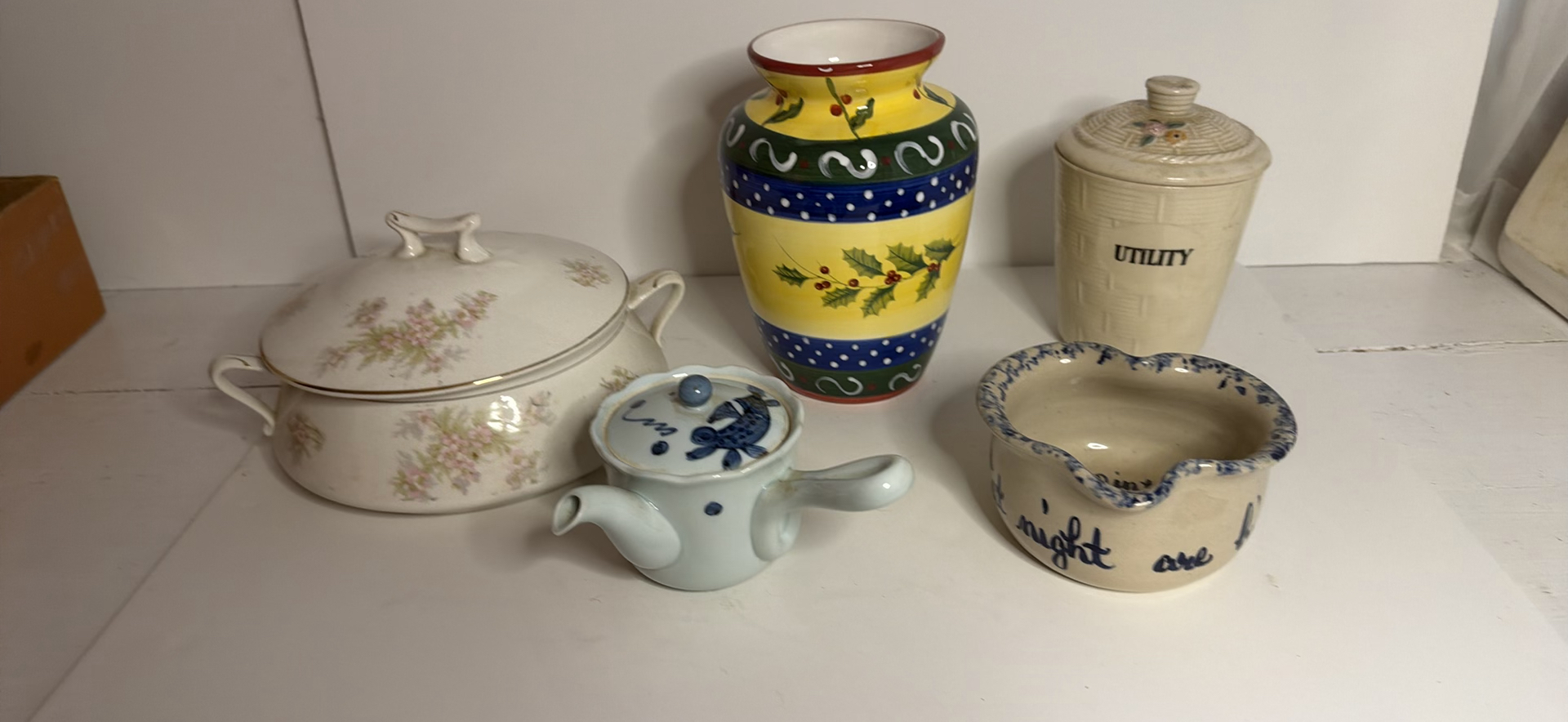 Assorted Ceramic Kitchenware and Decorative Pottery - image 1 of 8