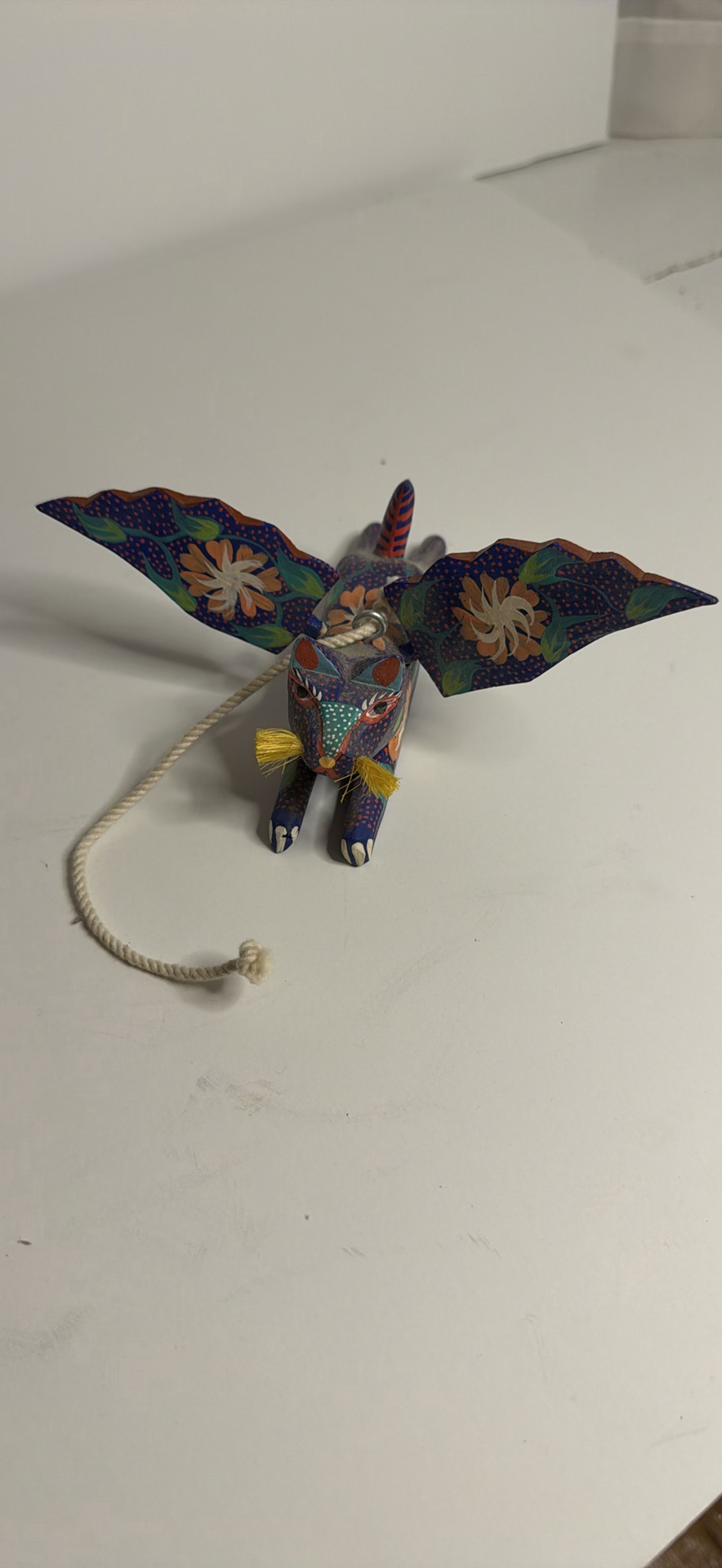 Oaxacan Alebrije Winged Animal Figurine Mexican Folk Art - image 1 of 4