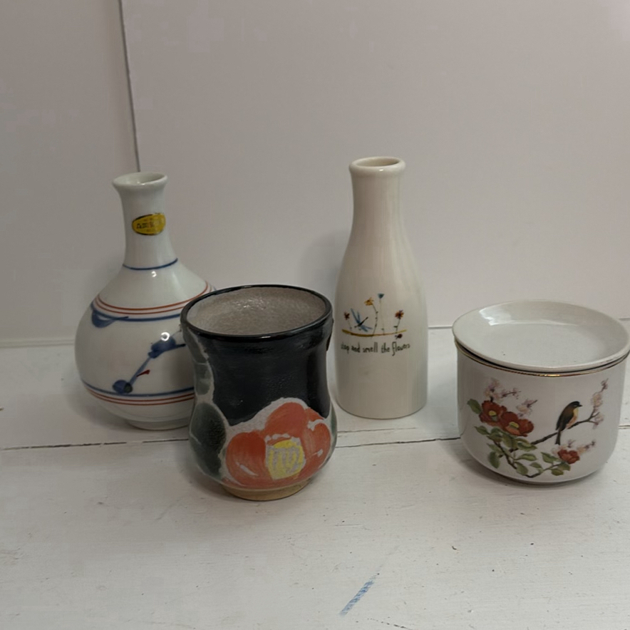 Assorted Ceramic Pieces - Vases, Jar- Including Natural Life Brand - image 1 of 9