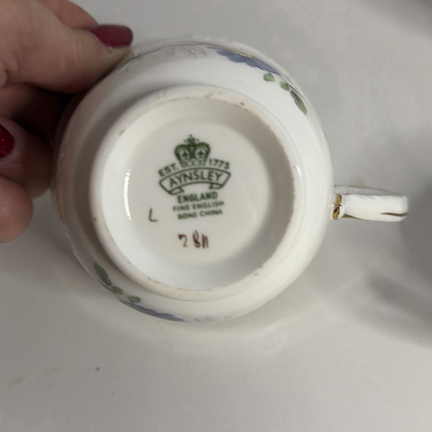 English Porcelain Teacup Lot - image 3 of 11