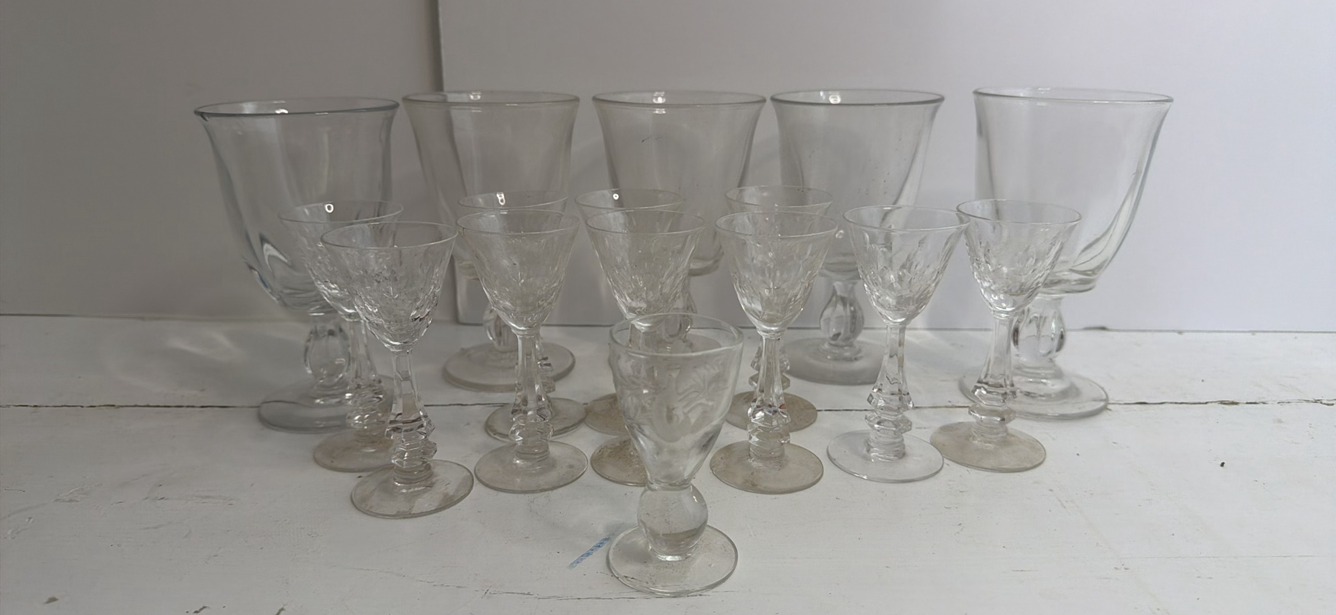 Vintage Clear Glass Stemware - image 6 of 6