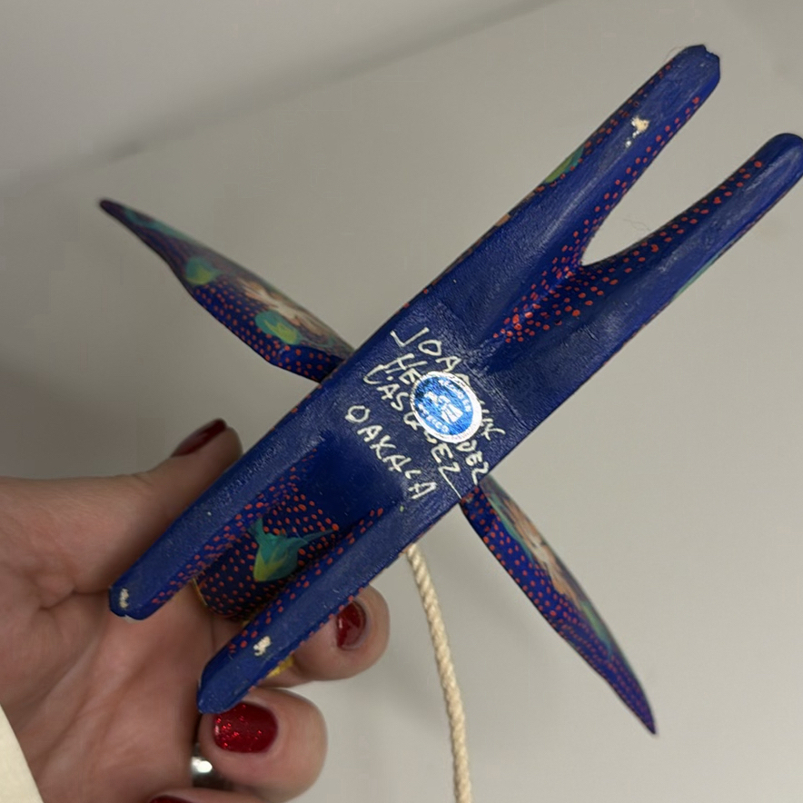 Oaxacan Alebrije Winged Animal Figurine Mexican Folk Art - image 3 of 4