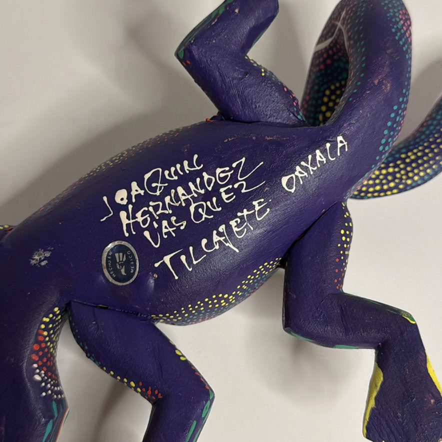 Oaxaca Mexican Folk Art Lizard - image 5 of 5