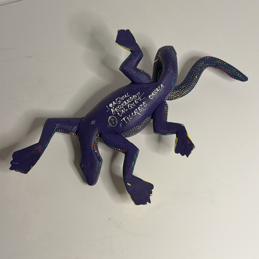 Oaxaca Mexican Folk Art Lizard - image 4 of 5